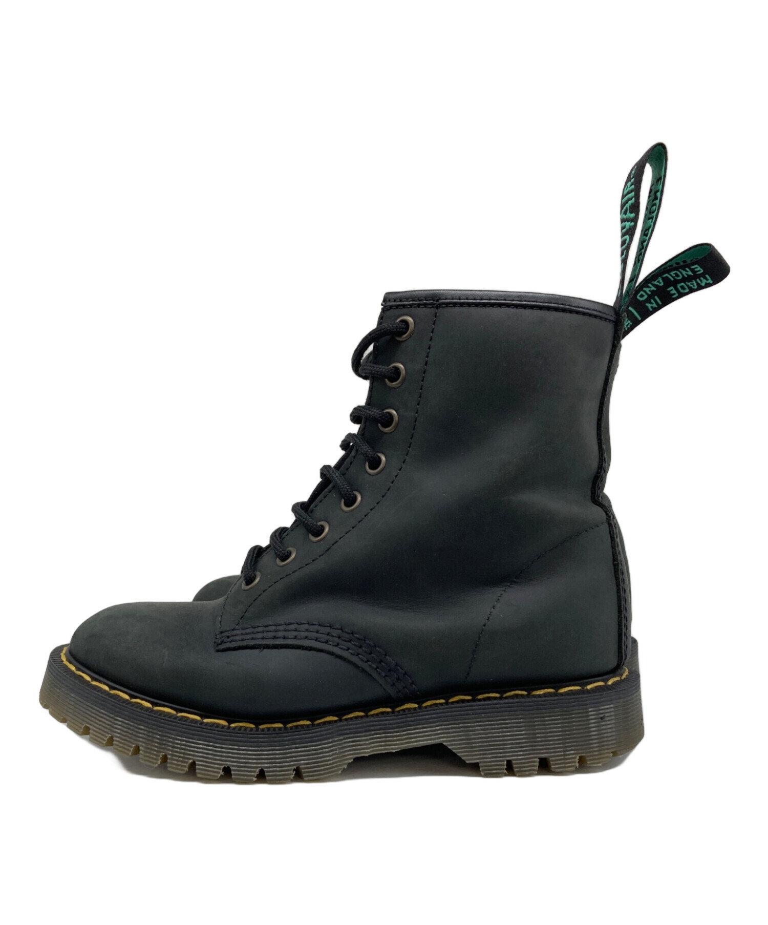 中古・古着通販】SOLOVAIR (ソロヴェアー) 8ホールブーツ ブラック