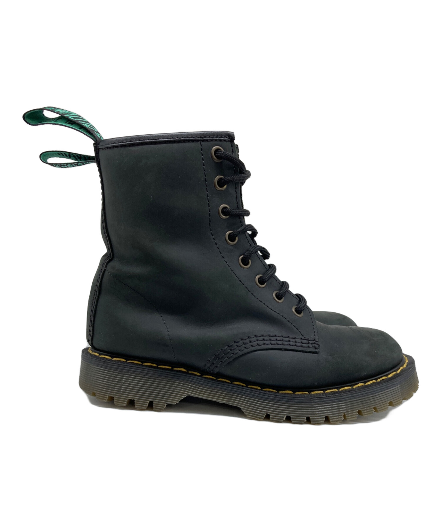 中古・古着通販】SOLOVAIR (ソロヴェアー) 8ホールブーツ ブラック