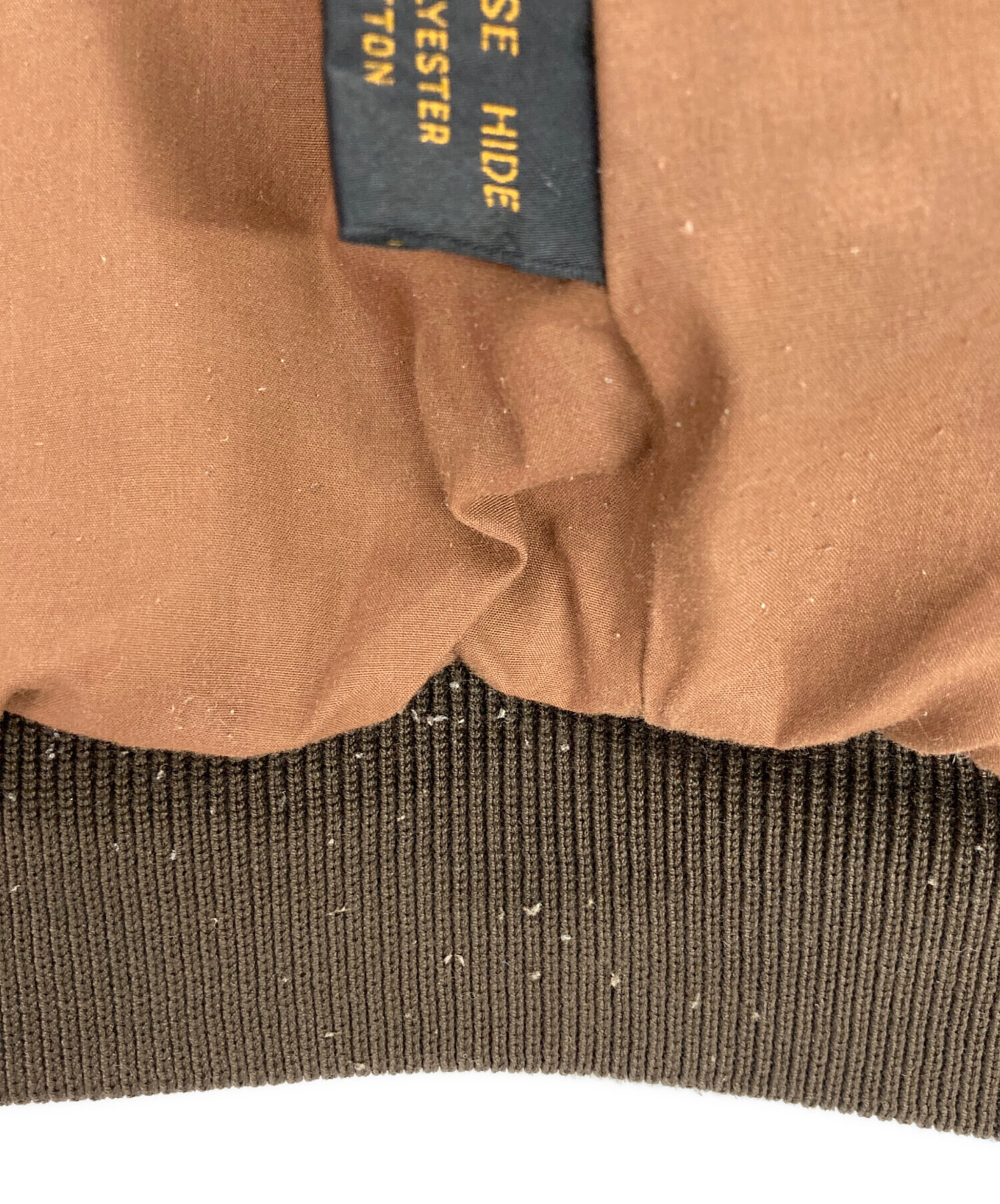 中田商店　A-2 フライトジャケット ブラウン 38 美品✨中田商店 A-2 レザージャケット フライト 本革 38 ダーク