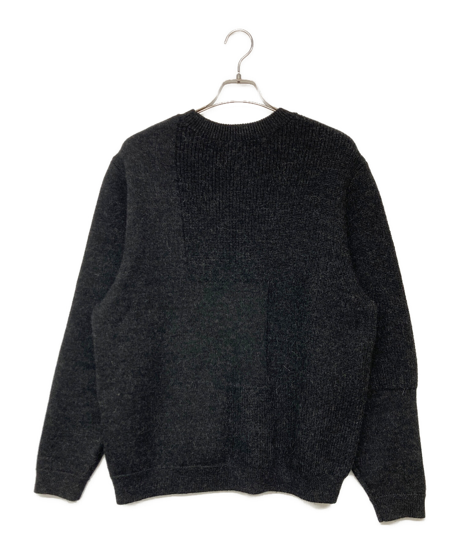 中古・古着通販】kontor (コントール) GEOMETRY KNIT SWEATER グレー 
