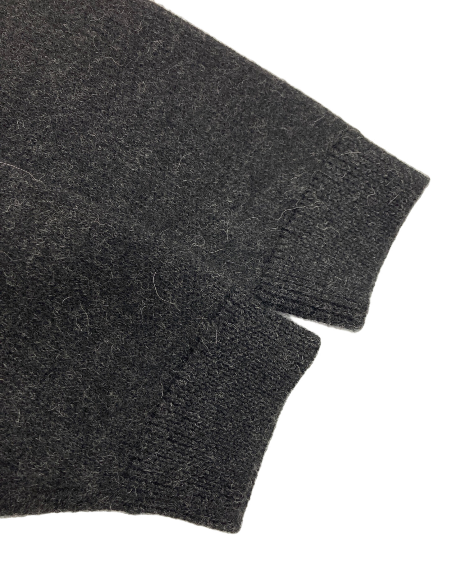 中古・古着通販】kontor (コントール) GEOMETRY KNIT SWEATER グレー 