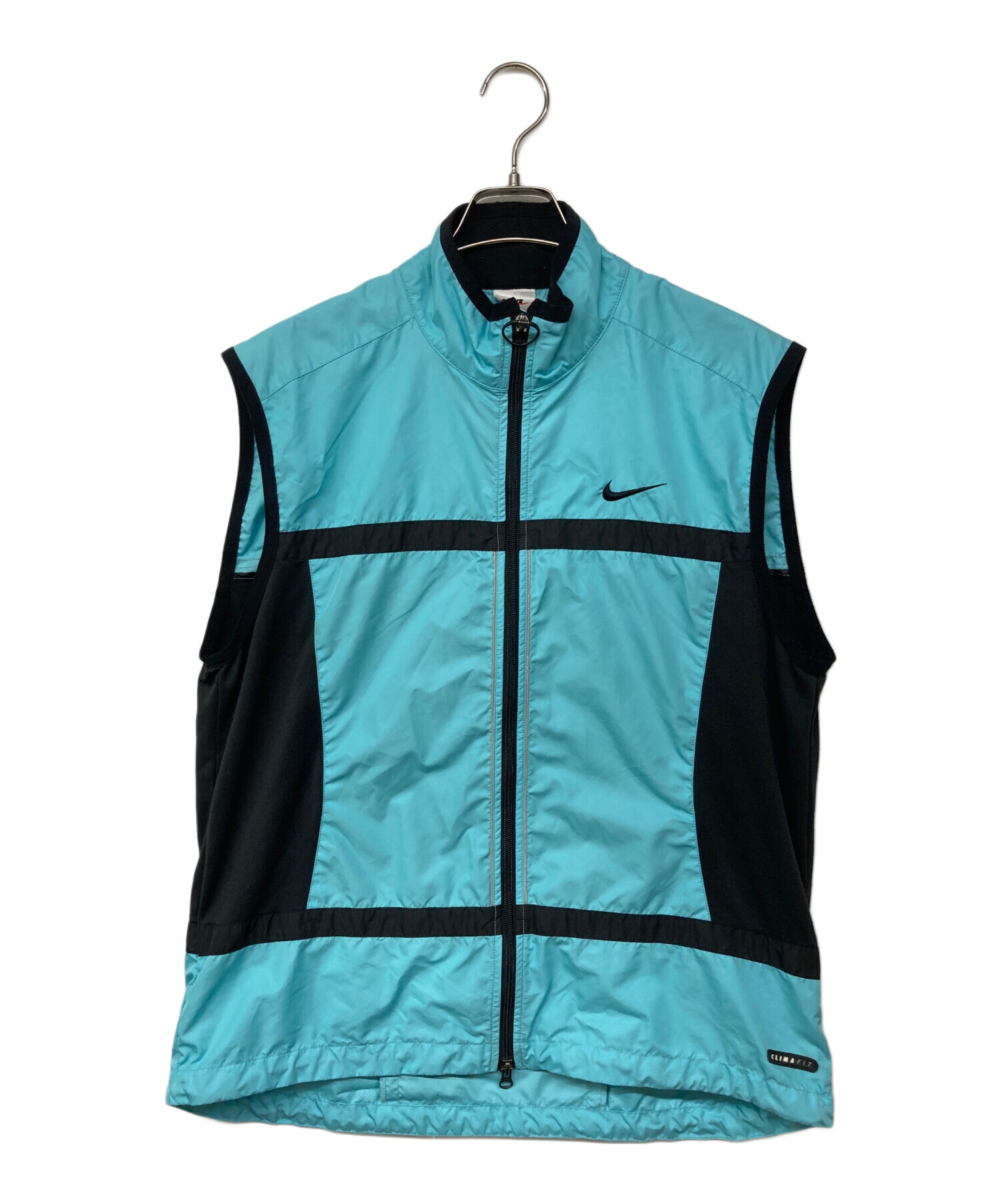 00s ナイキNIKE　ナイロンベスト　古着　ランニング　パッカブル NIKE(ナイキ) / ナイロンベスト/M/ナイロン/BLK/無地 | 古着の販売