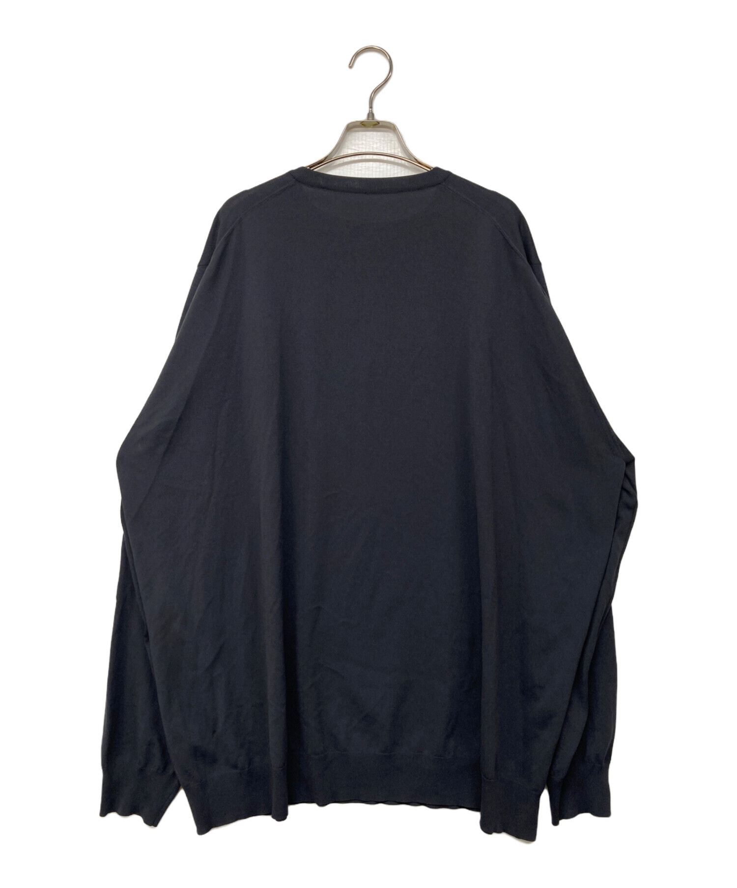 テアトラ CARTRIDGE KNIT CREW 18G ネイビー サイズ2
