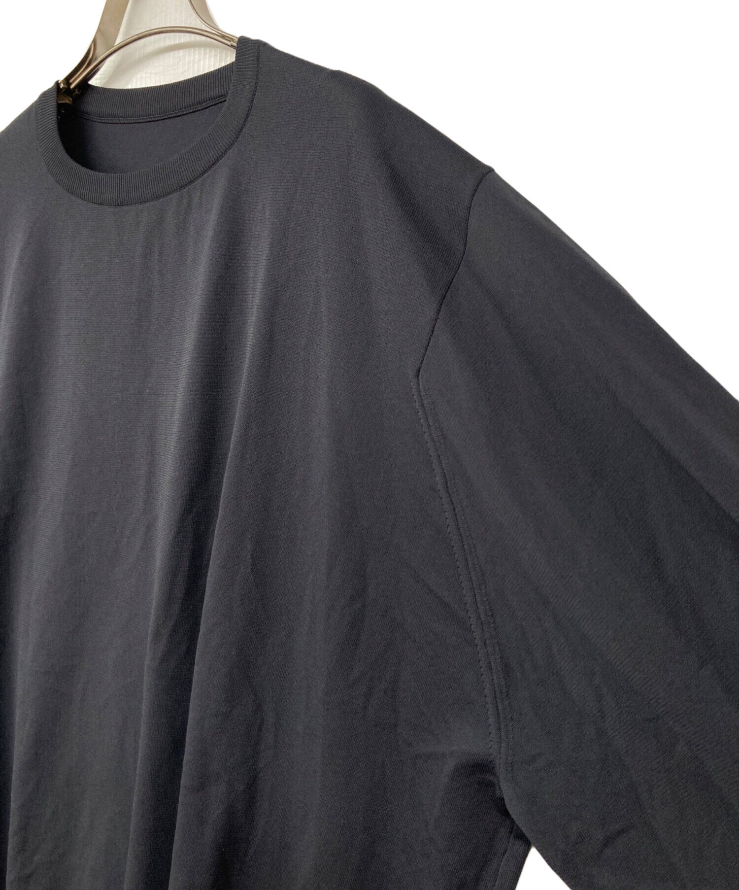 TEATORA CARTRIDGE KNIT CREW 18G グレー 中古・古着通販】teatora 