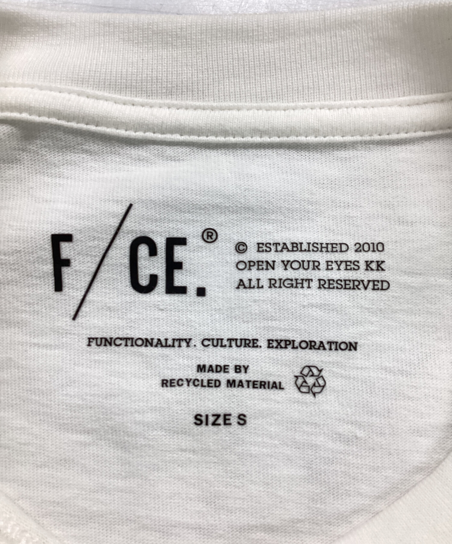 中古・古着通販】F/CE. (エフシーイー) RECYCLE FCE NOISE PRINT TEE 