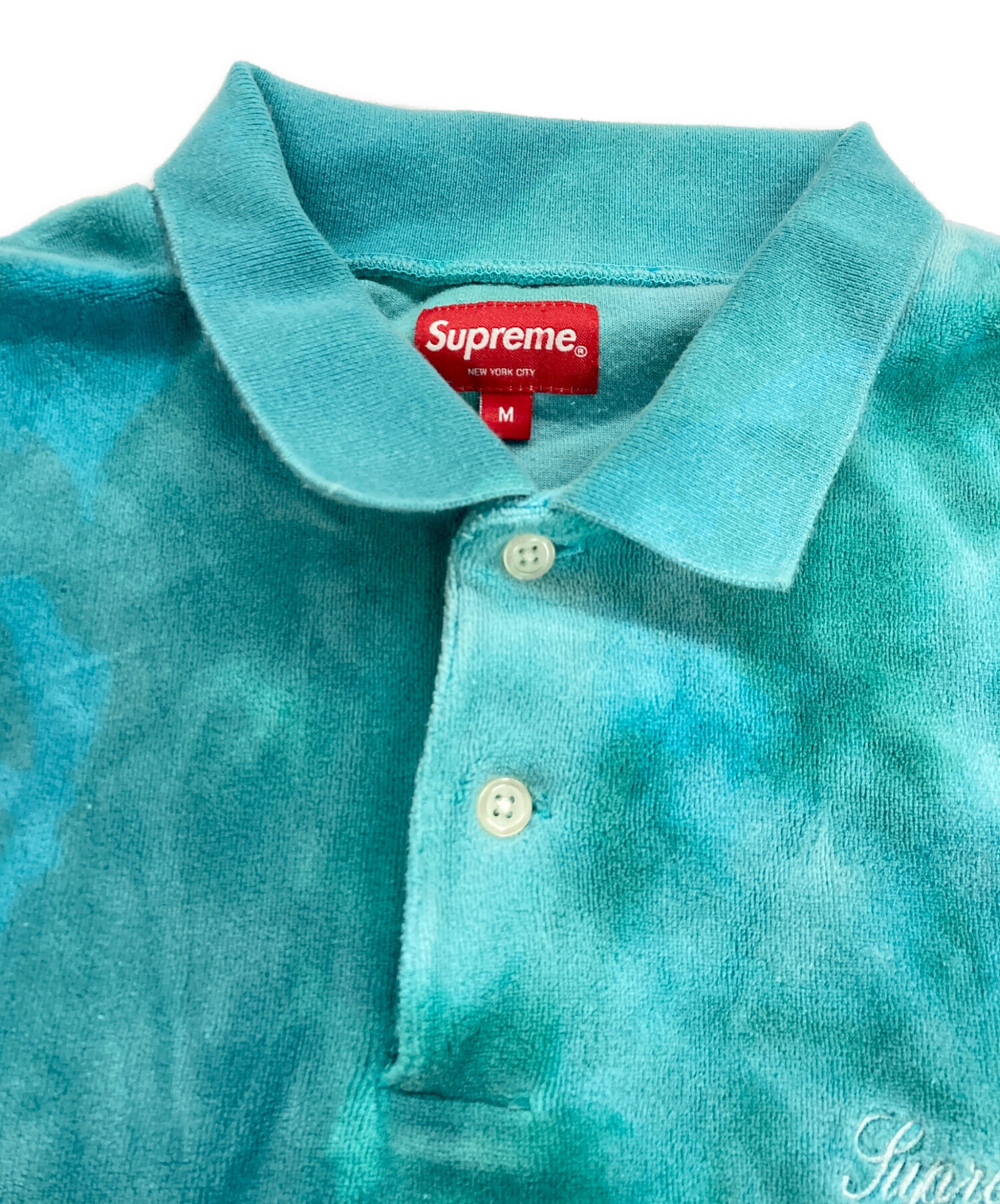 中古・古着通販】SUPREME (シュプリーム) Bleached Velour L/S Polo 