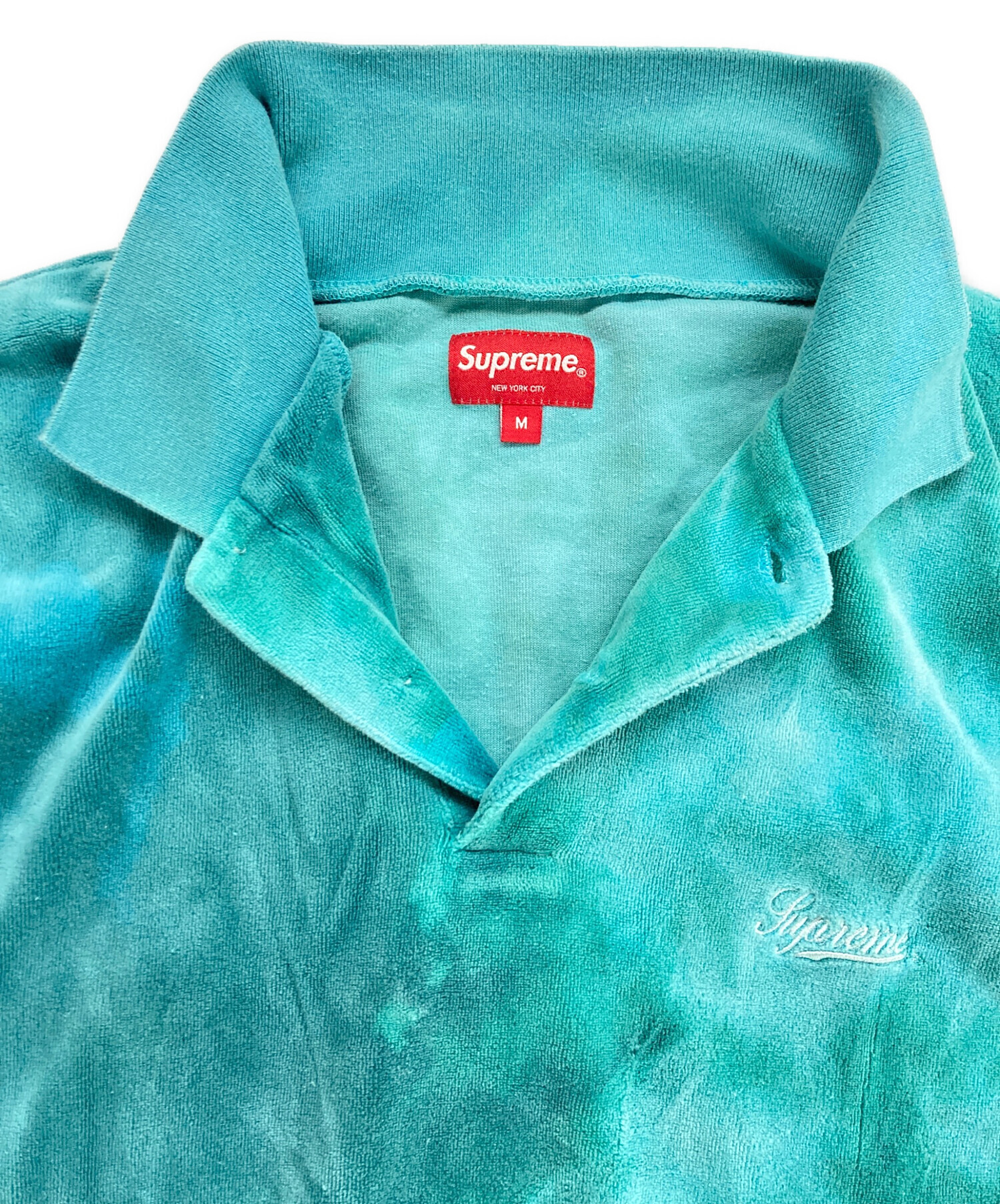 中古・古着通販】SUPREME (シュプリーム) Bleached Velour L/S Polo 