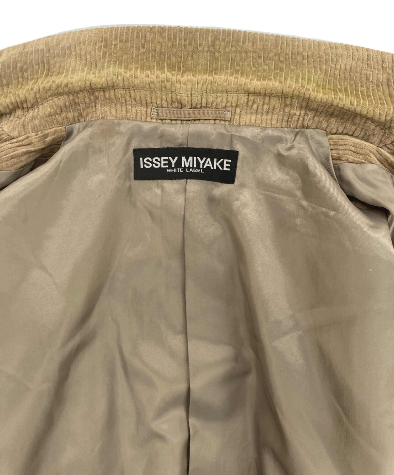 ISSEY MIYAKE MEN コーデュロイジャケット 中古・古着通販】ISSEY MIYAKE WHITE LABEL (イッセイミヤケホワイト