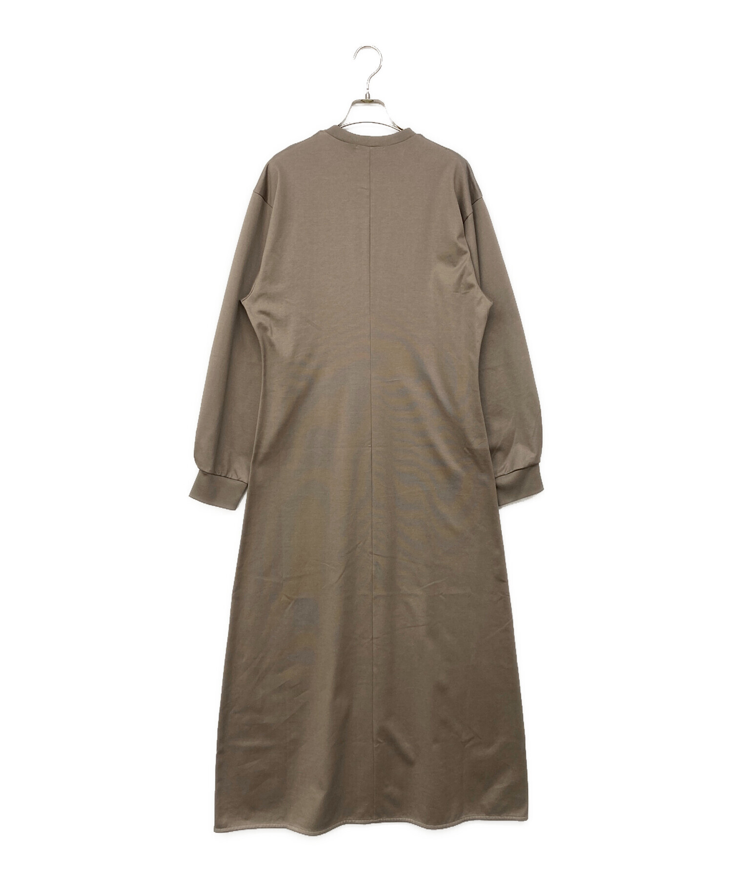 美品♪23AW チノ CINOH ジャージドレス コットンワンピース 中古・古着通販】CINOH (チノ) COTTON JERSEY DRESS/コットン