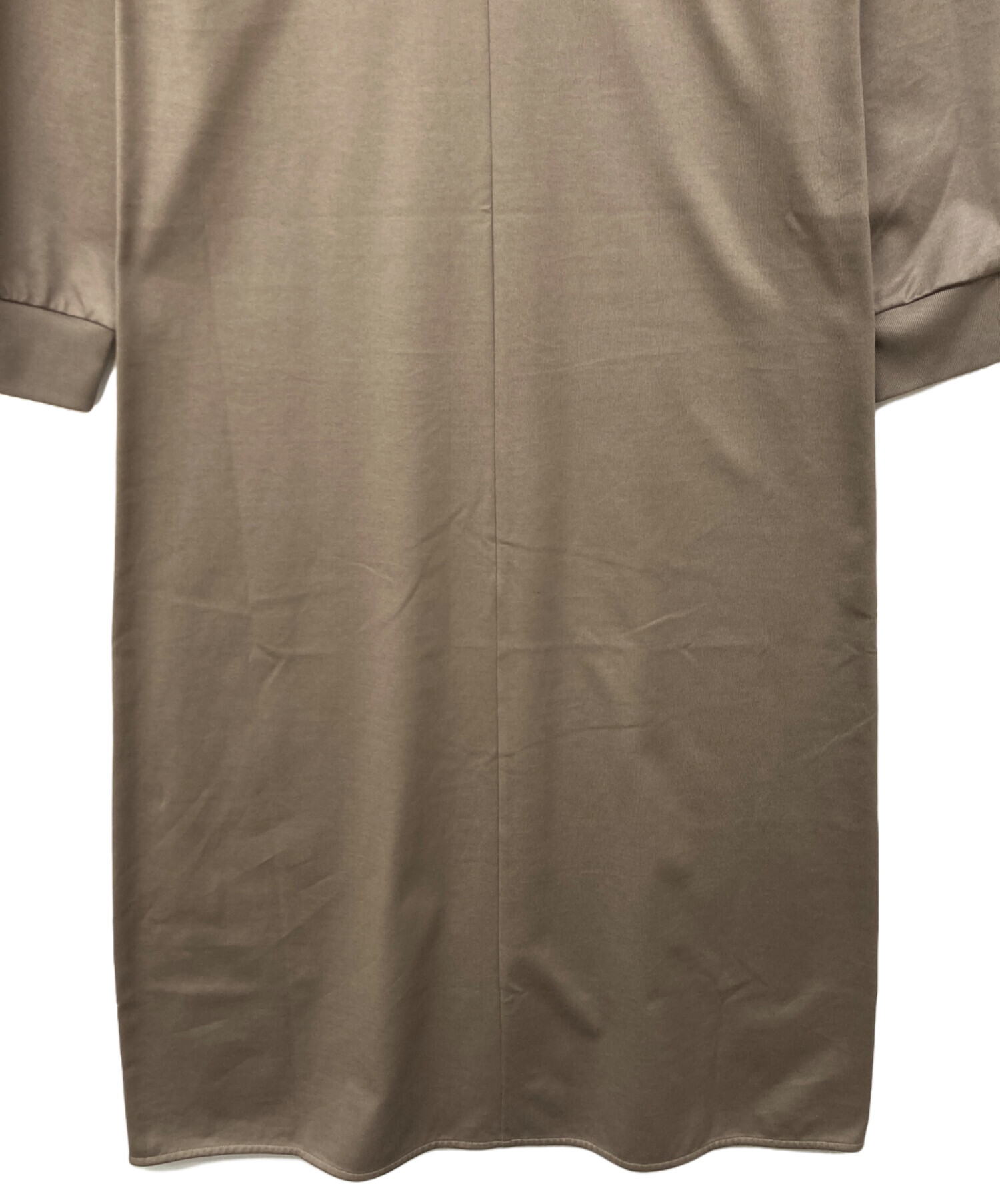 美品♪23AW チノ CINOH ジャージドレス コットンワンピース 中古・古着通販】CINOH (チノ) COTTON JERSEY DRESS/コットン