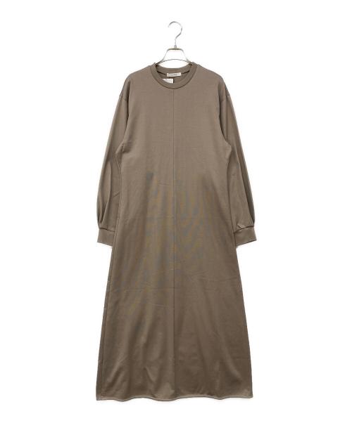 美品♪23AW チノ CINOH ジャージドレス コットンワンピース 中古・古着通販】CINOH (チノ) COTTON JERSEY DRESS/コットン