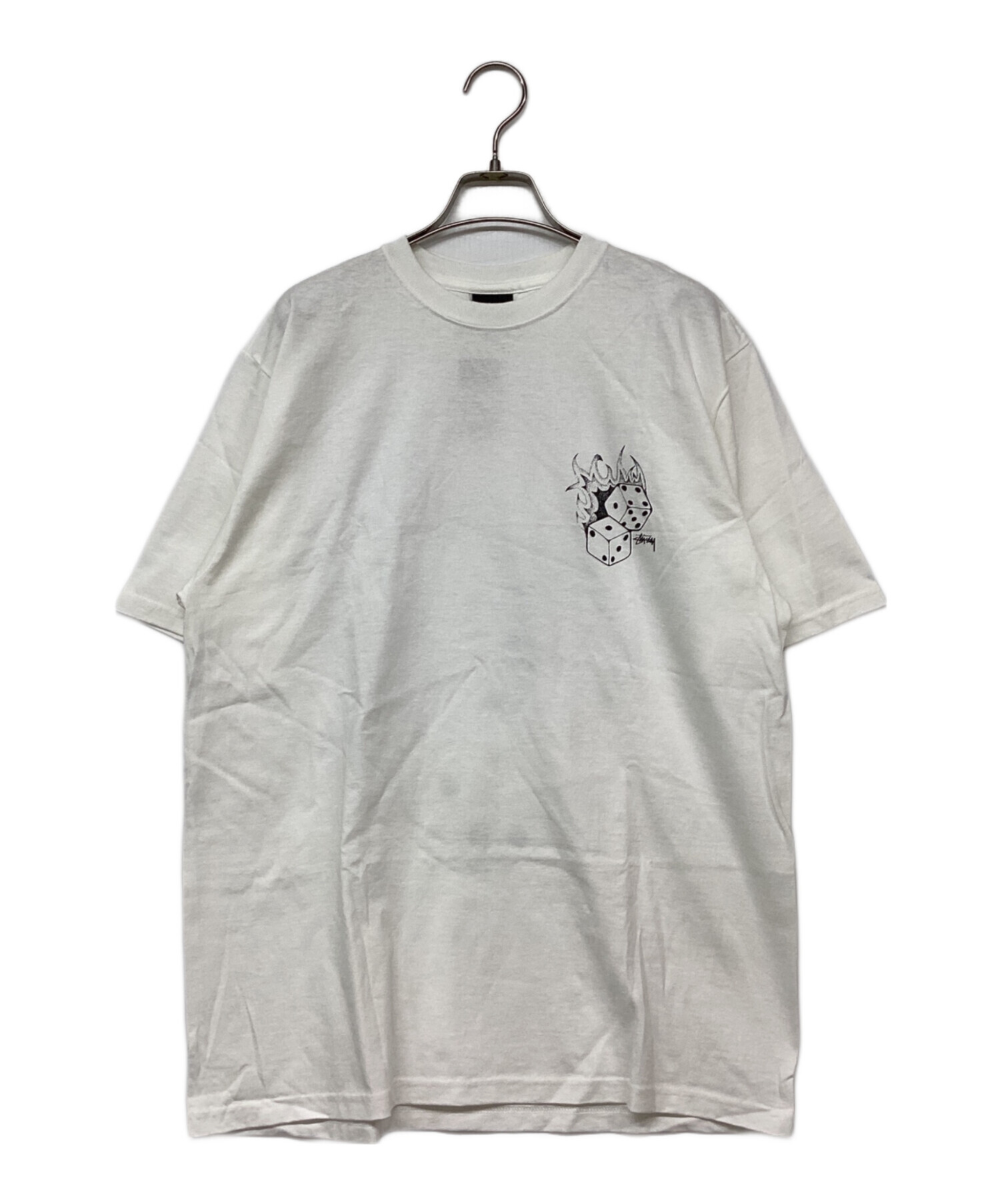 中古・古着通販】stussy (ステューシー) FIRE DICE TEE ホワイト 