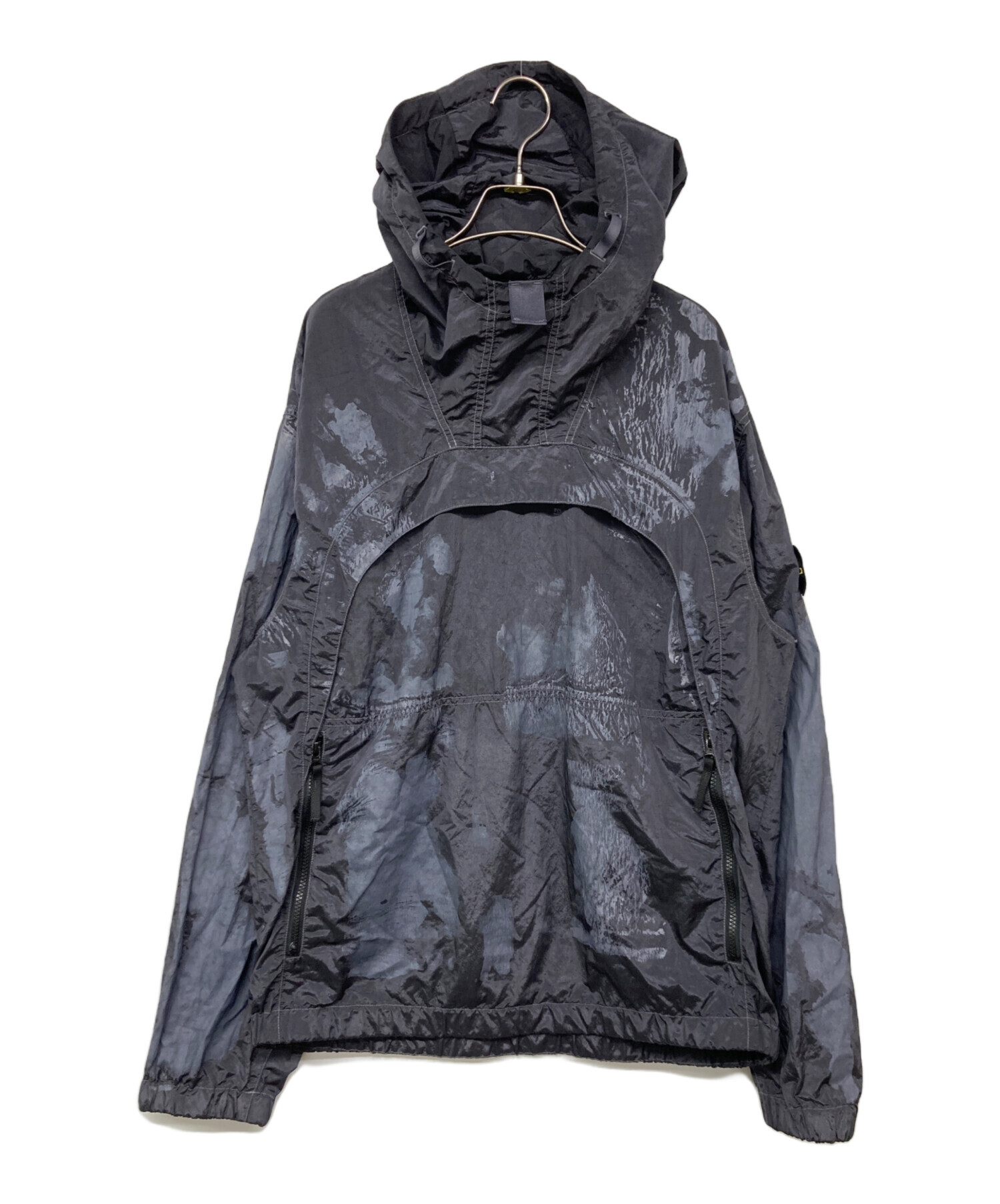 STONE ISLAND ナイロンメタルアノラックグレー