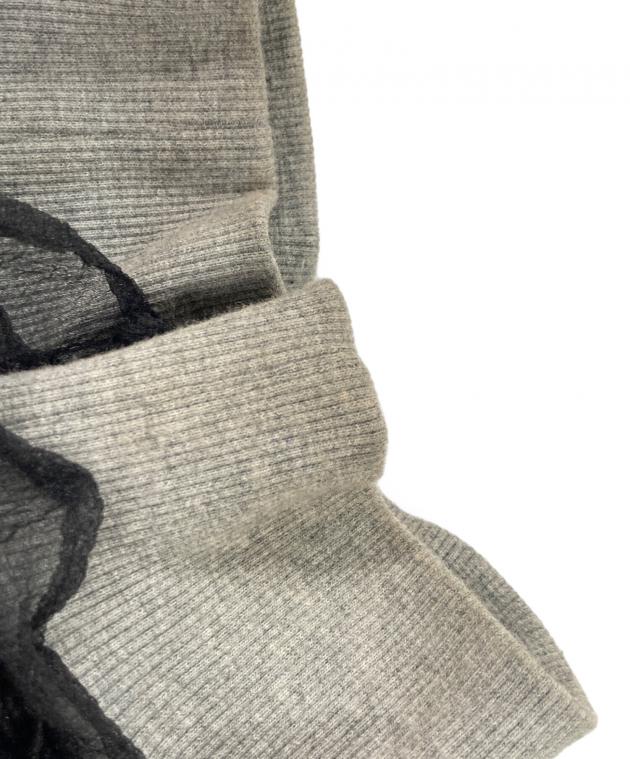 中古・古着通販】Bibiy. (ビビィ) ANNA PUFF TOP ブラック×グレー