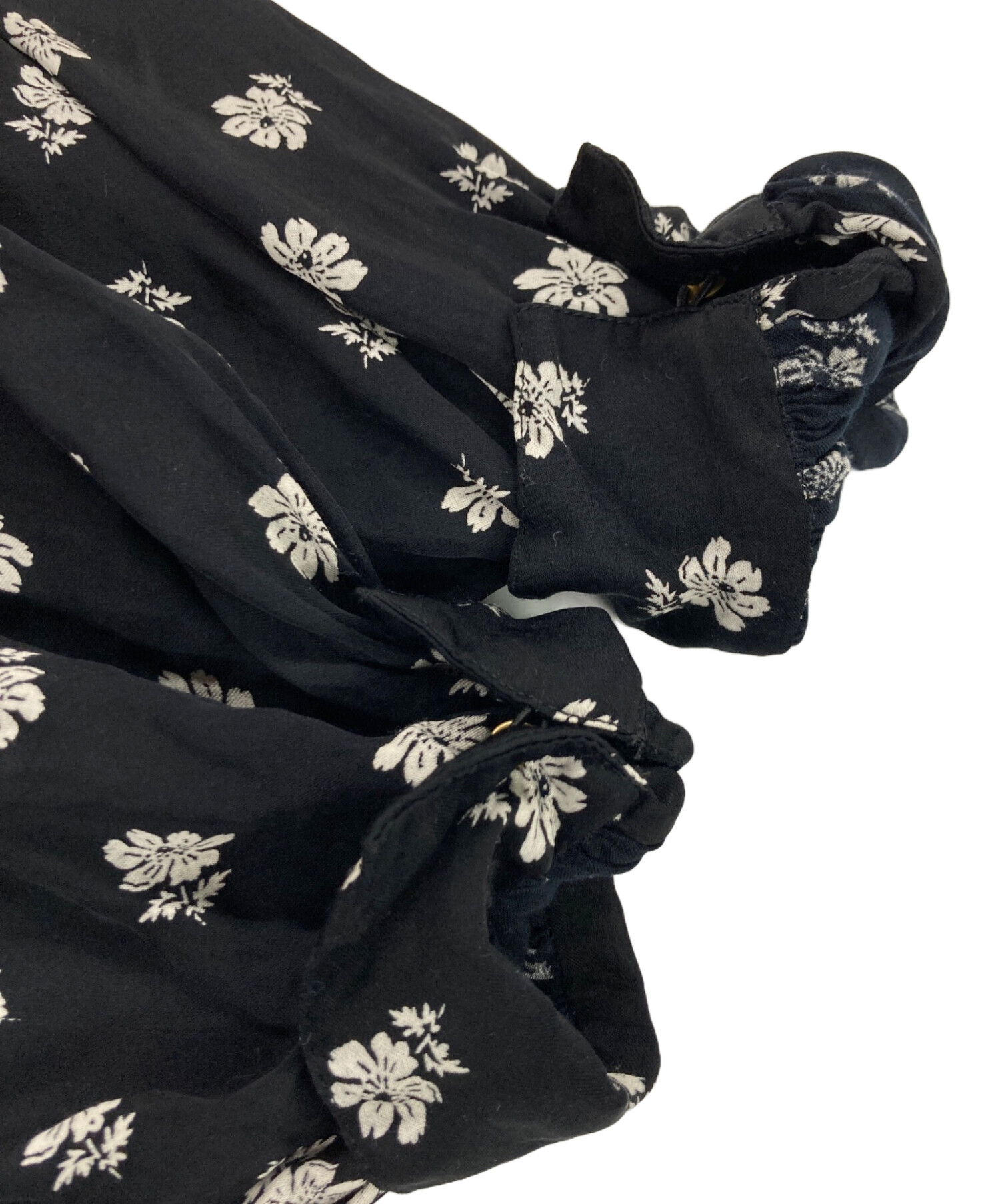 中古・古着通販】ne quittez pas (ヌキテパ) レーヨンサテン フラワー