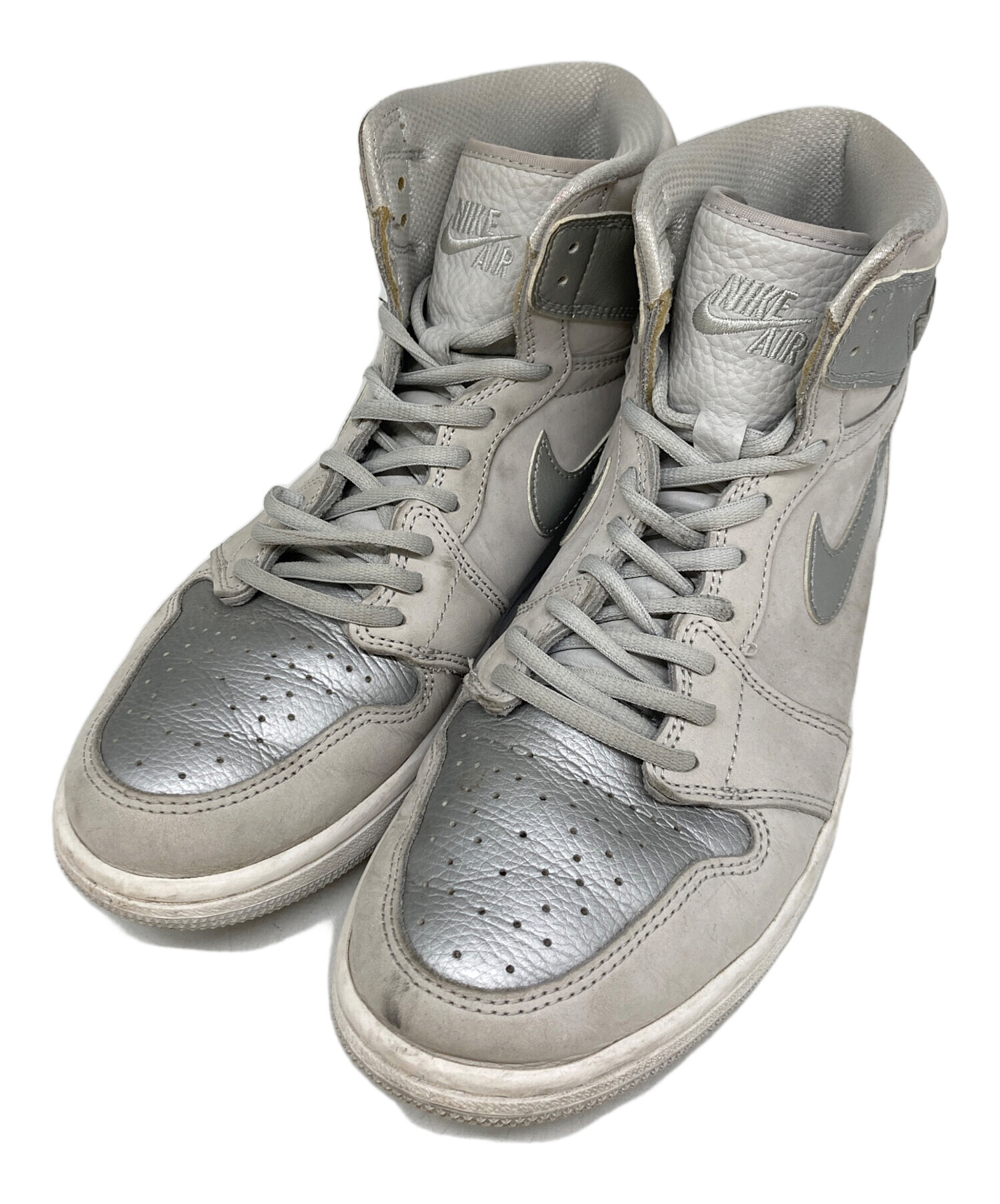 中古・古着通販】NIKE (ナイキ) Air Jordan 1 High OG シルバー サイズ 