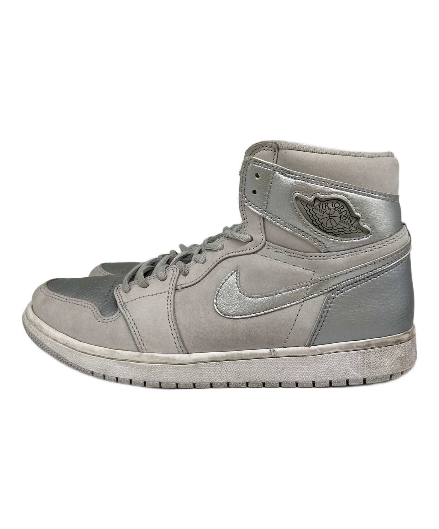 中古・古着通販】NIKE (ナイキ) Air Jordan 1 High OG シルバー サイズ 