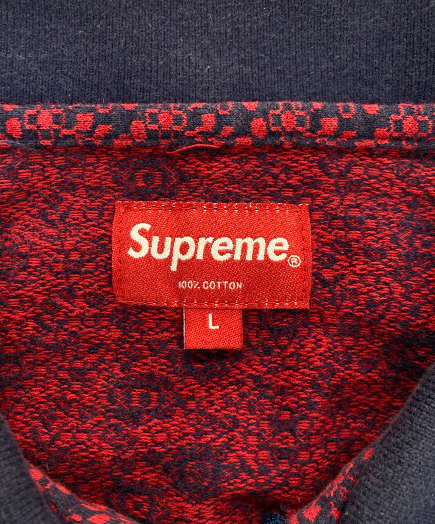 中古・古着通販】SUPREME (シュプリーム) Floral Jacquard Zip L/S