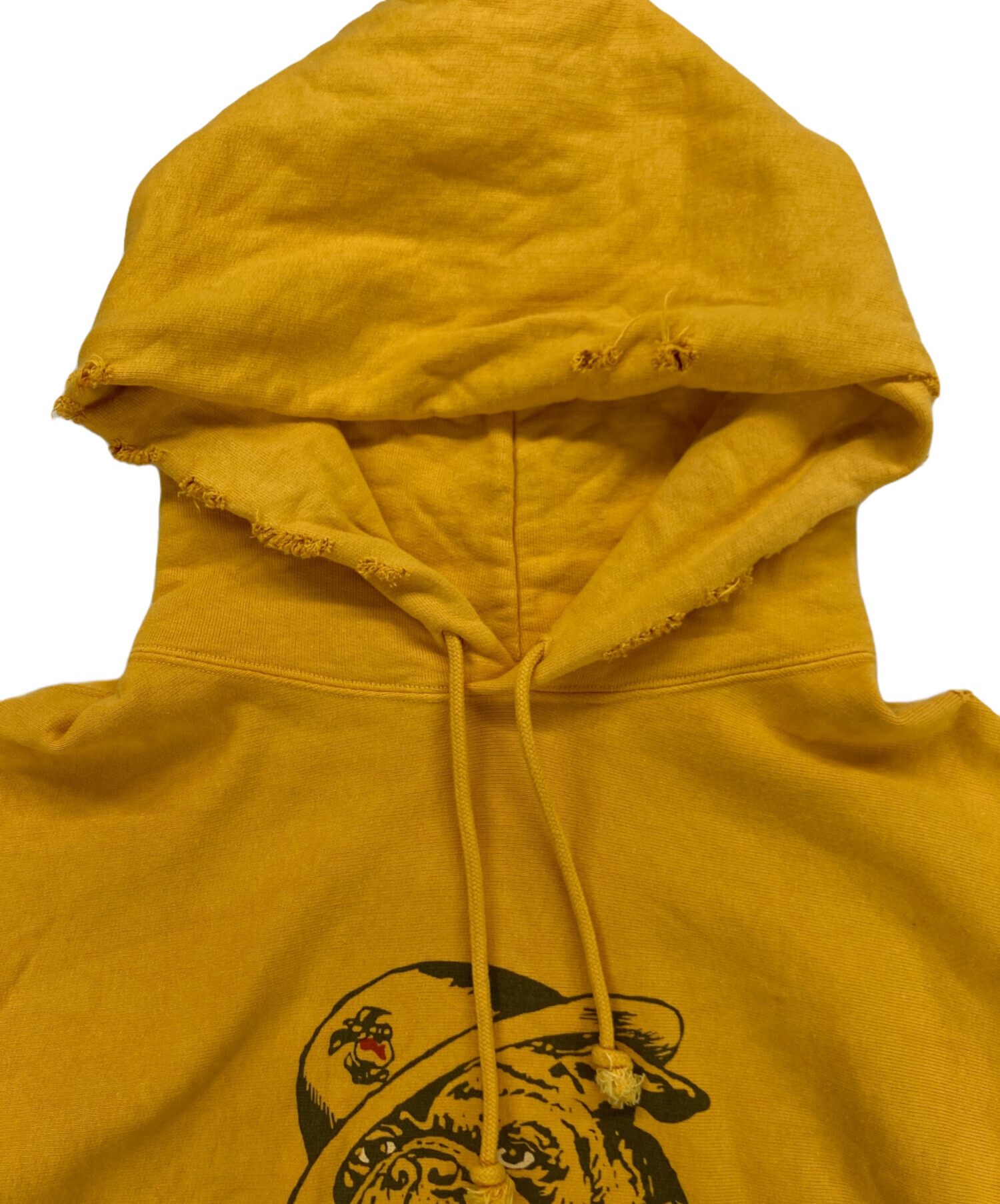 中古・古着通販】BOWWOW (バウワウ) USMC BULLDOG HOODIE イエロー