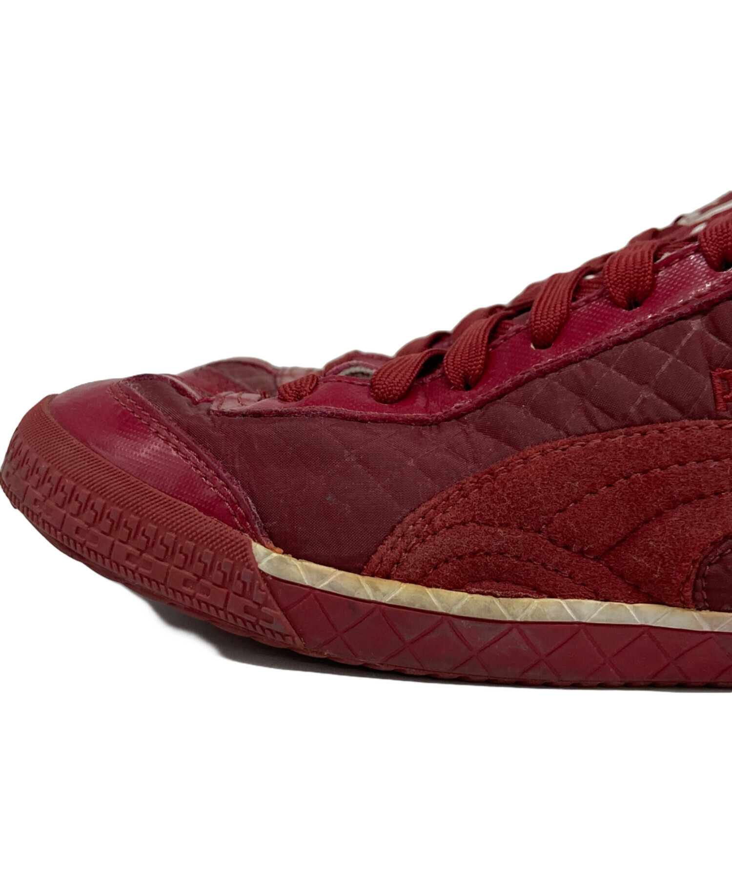 中古・古着通販】PUMA (プーマ) ローカットスニーカー レッド サイズ 