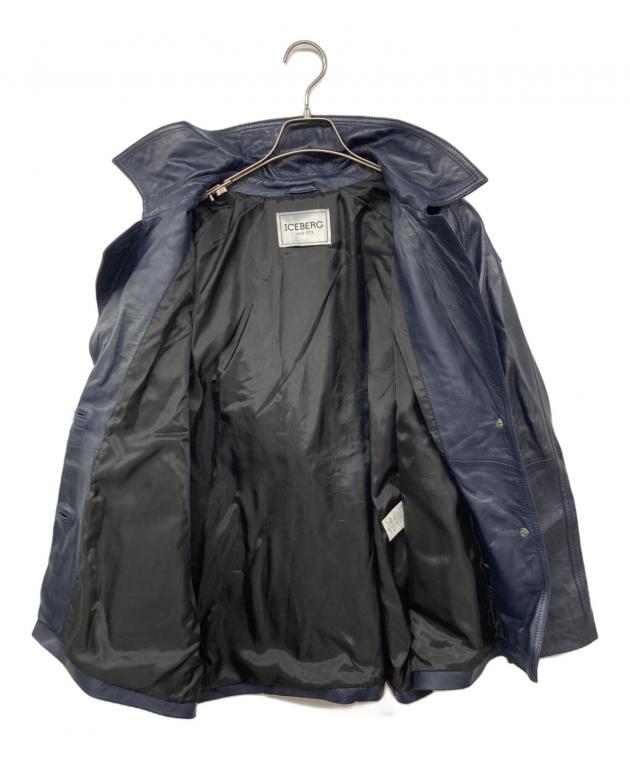 中古・古着通販】ICEBERG (アイスバーグ) leather trench coat/レザー