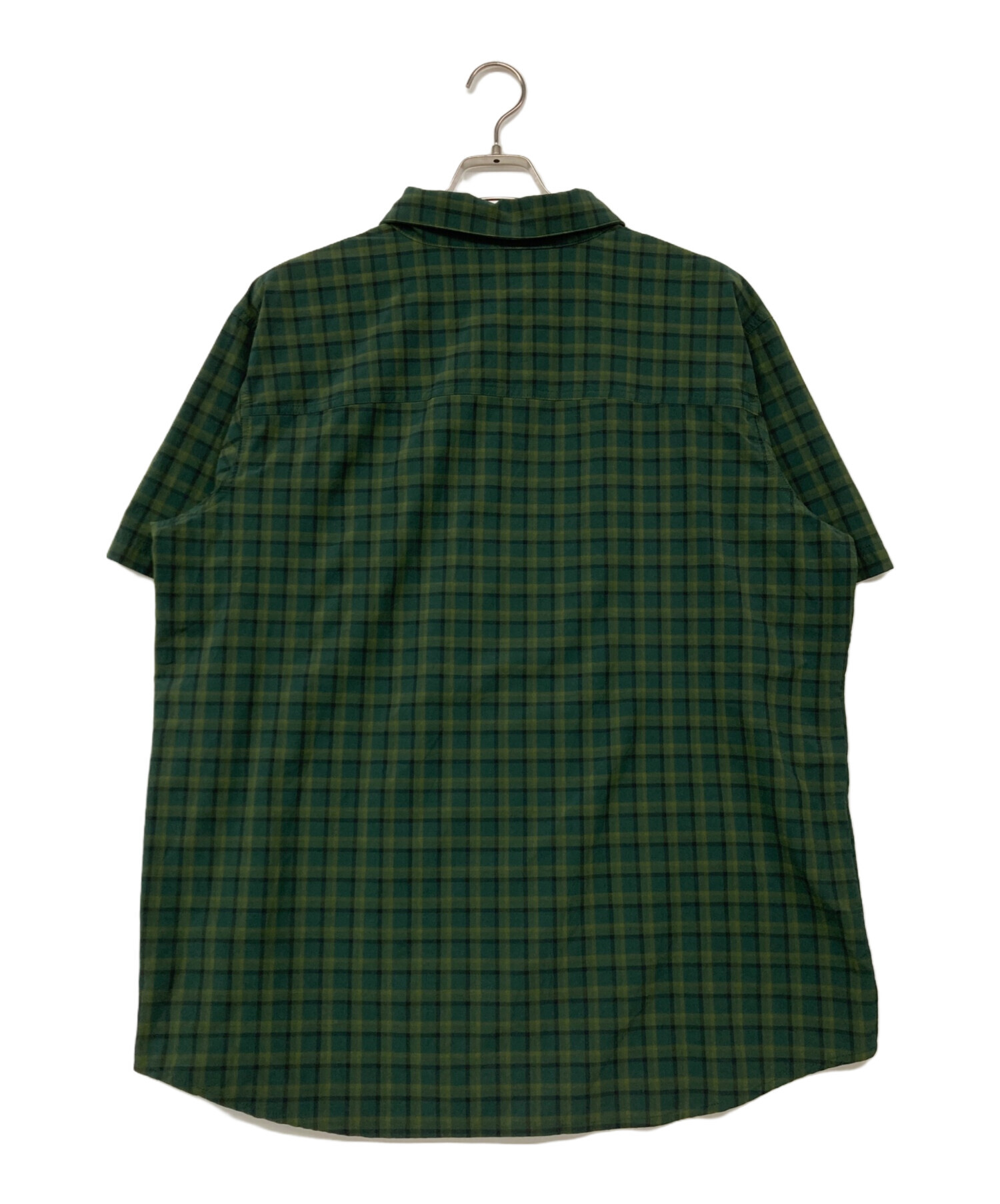 コロンビア　緑チェック 中古・古着通販】Columbia (コロンビア) チェックシャツ グリーン