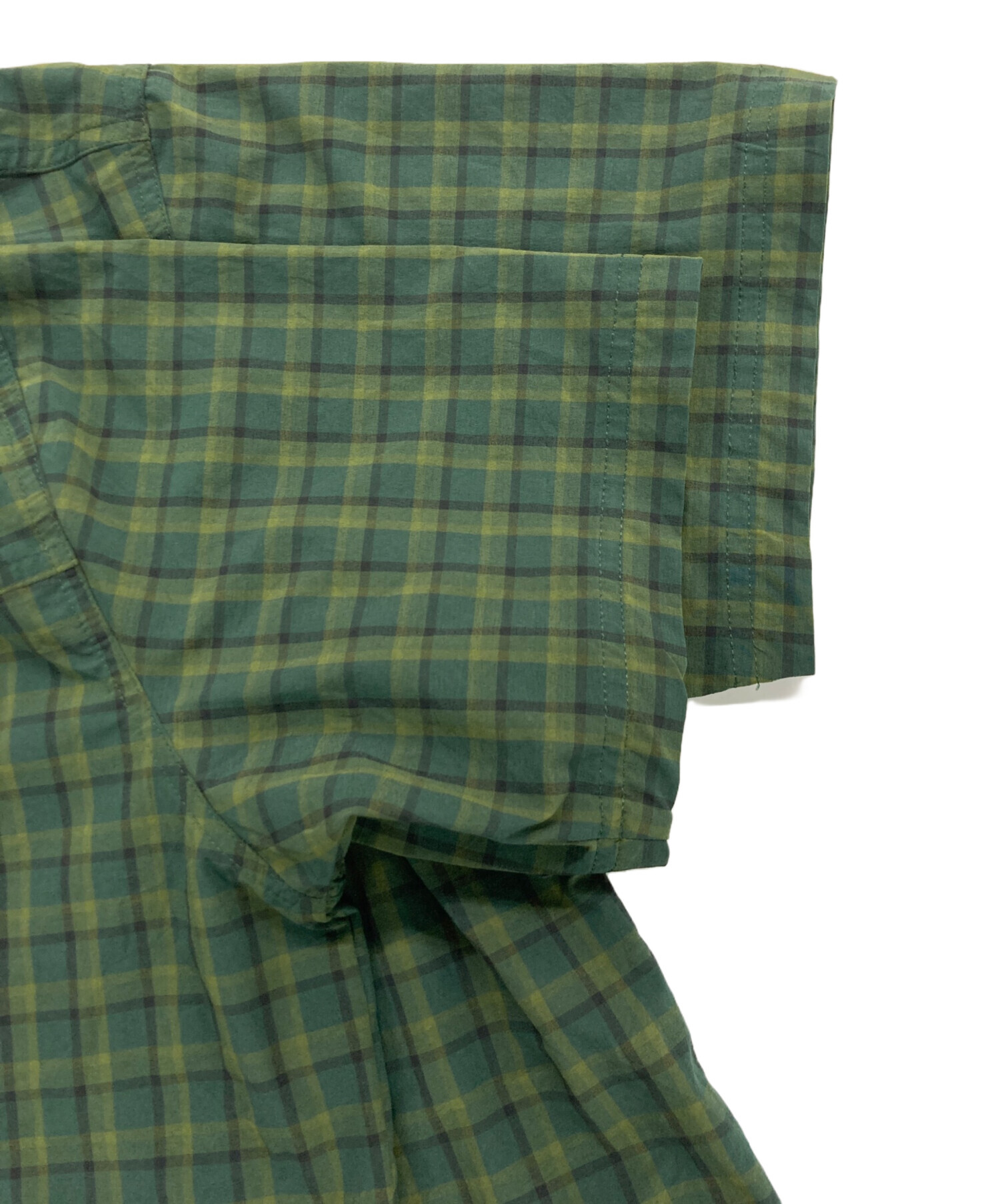 中古・古着通販】Columbia (コロンビア) チェックシャツ グリーン