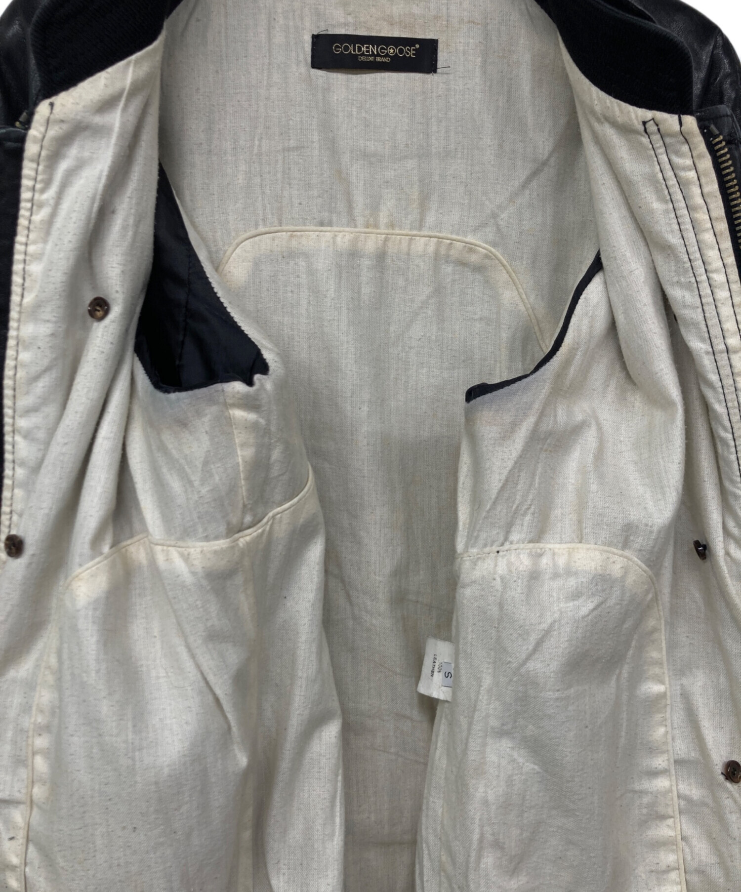 中古・古着通販】GOLDEN GOOSE (ゴールデングース) ライダース