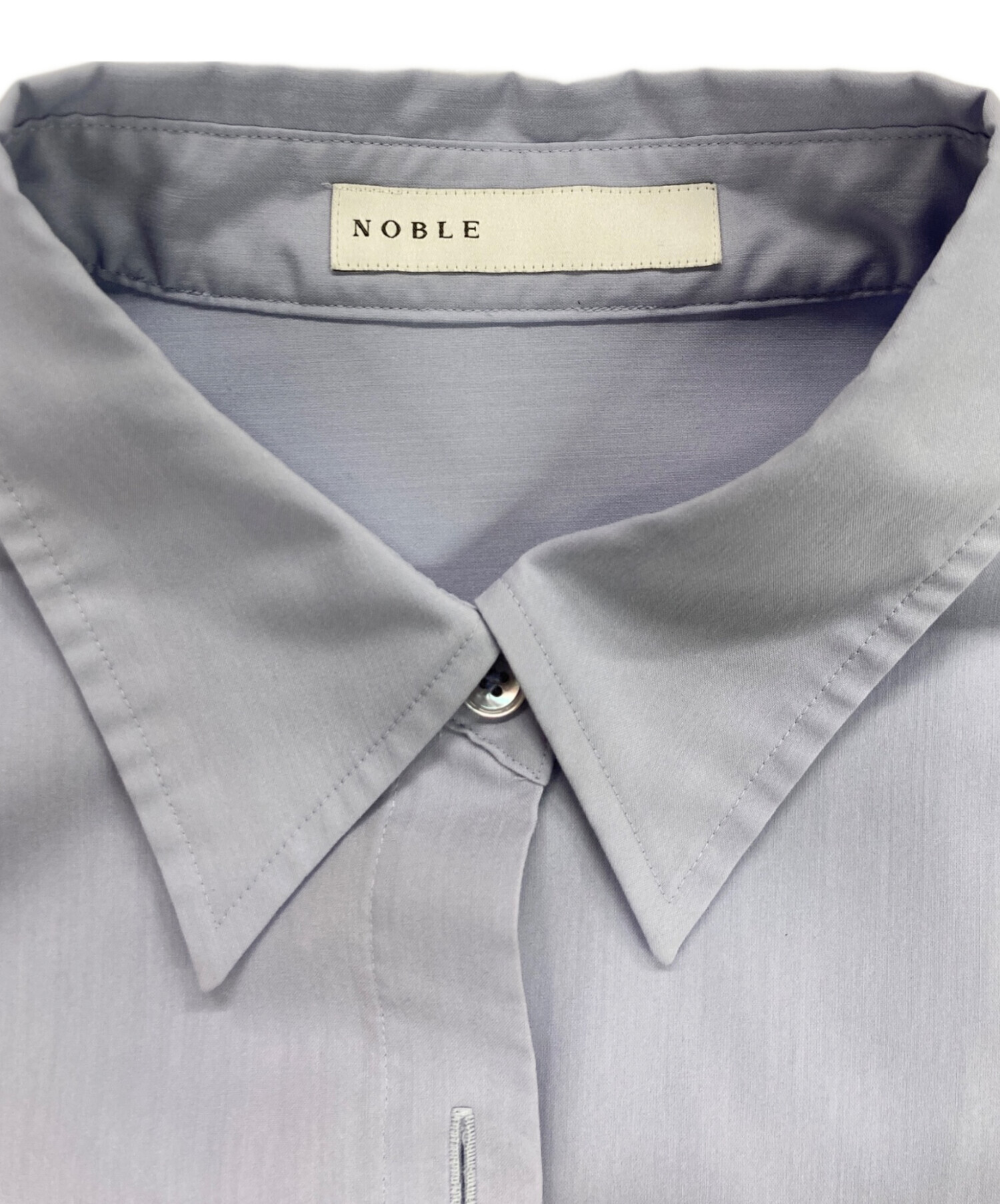 中古・古着通販】Noble (ノーブル) バックドレープニュアンスシャツ