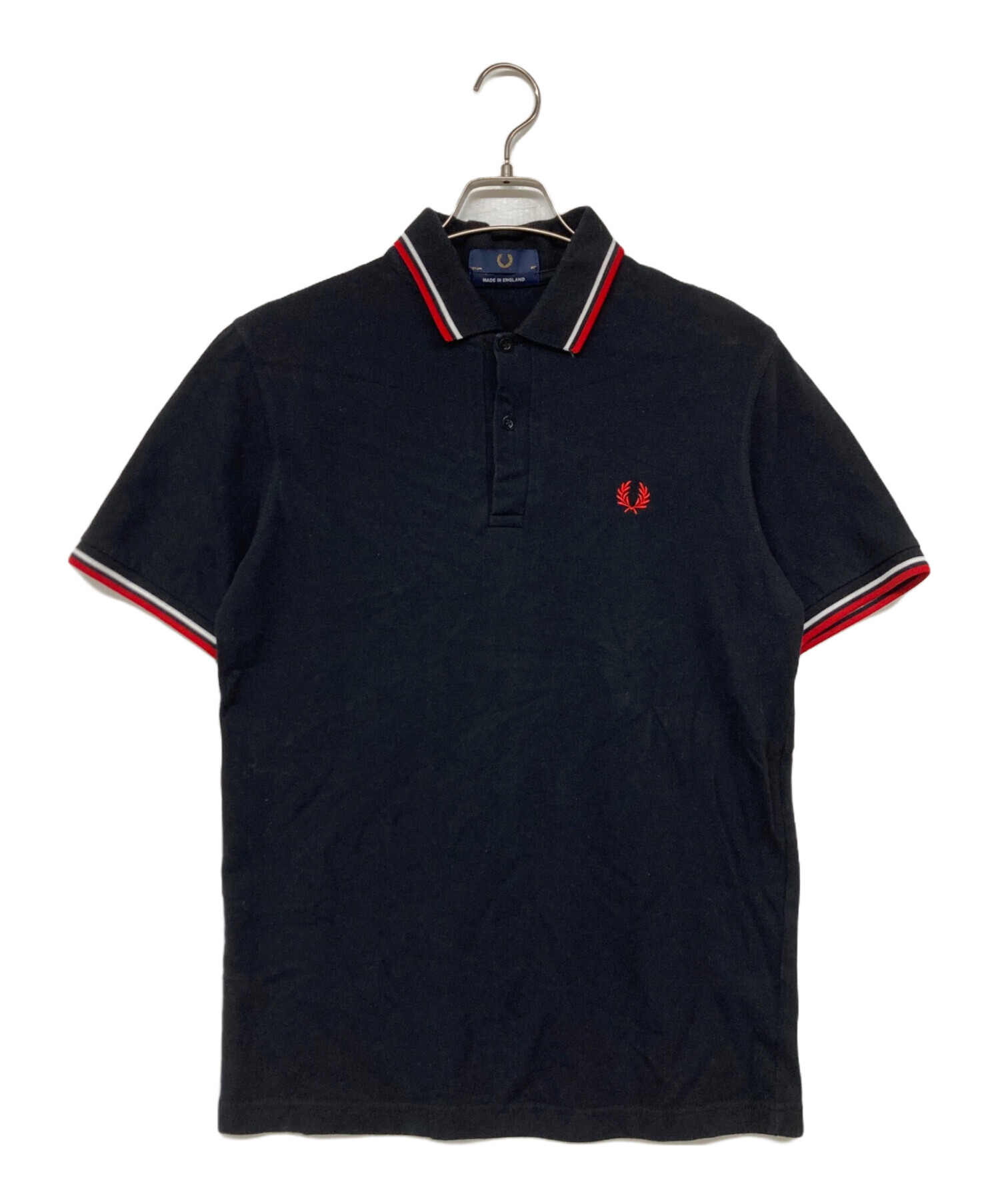 FRED PERRY ブラック ポロシャツ 40