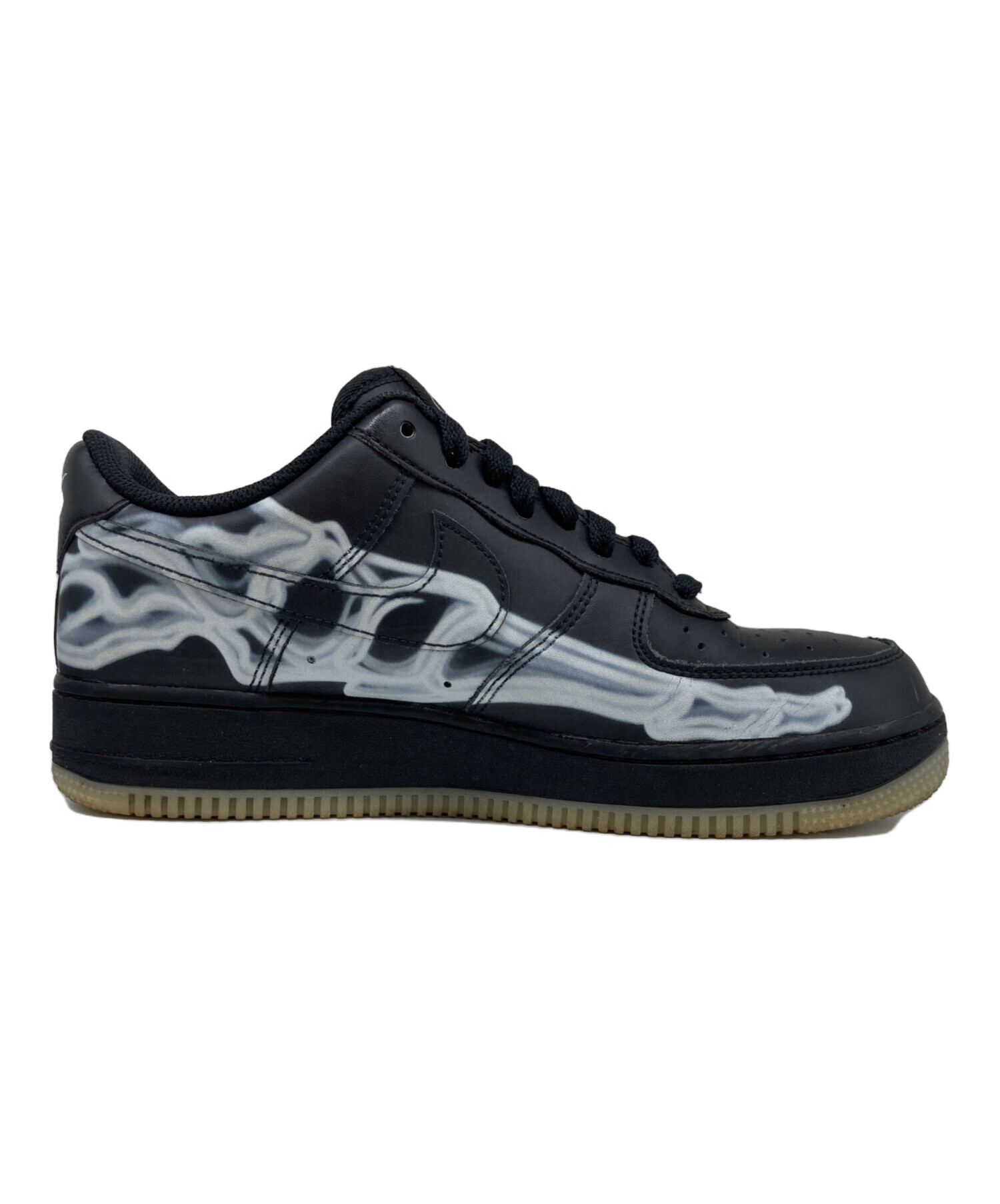中古・古着通販】NIKE (ナイキ) Air Force 1 Low Black Skeleton 