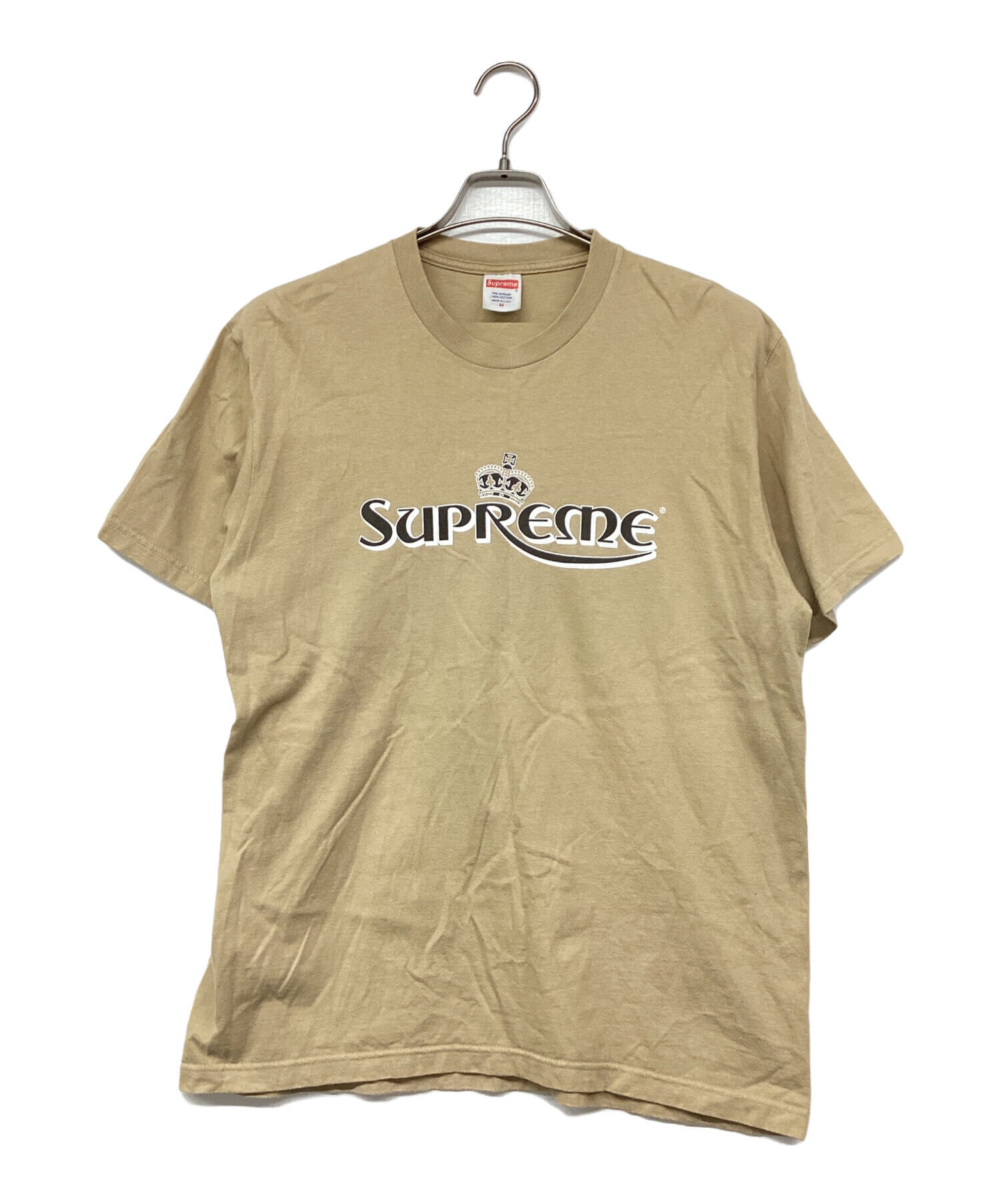 中古・古着通販】SUPREME (シュプリーム) Crown Tee ベージュ サイズ:M 
