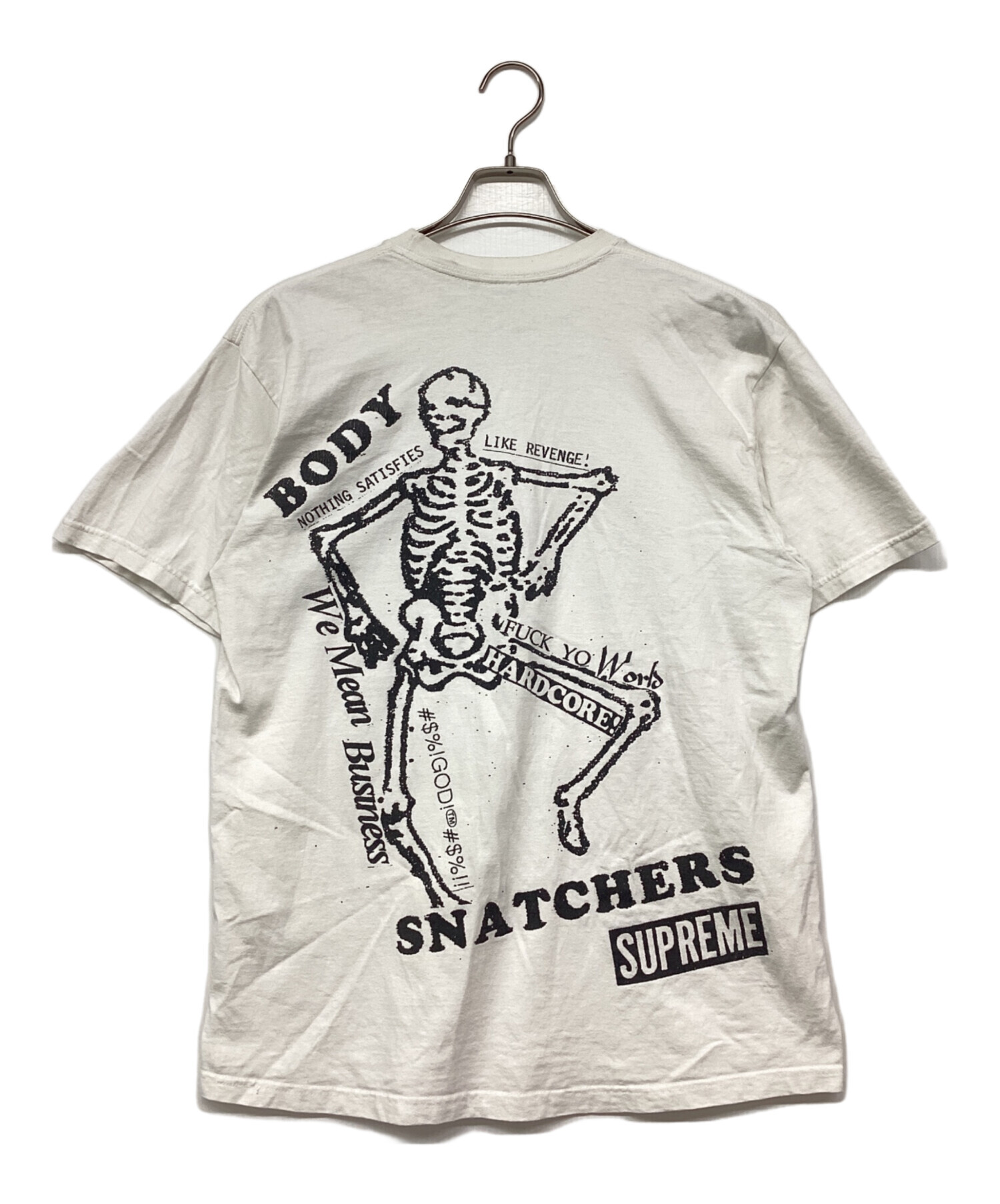 中古・古着通販】SUPREME (シュプリーム) Body Snatchers Tee ホワイト 