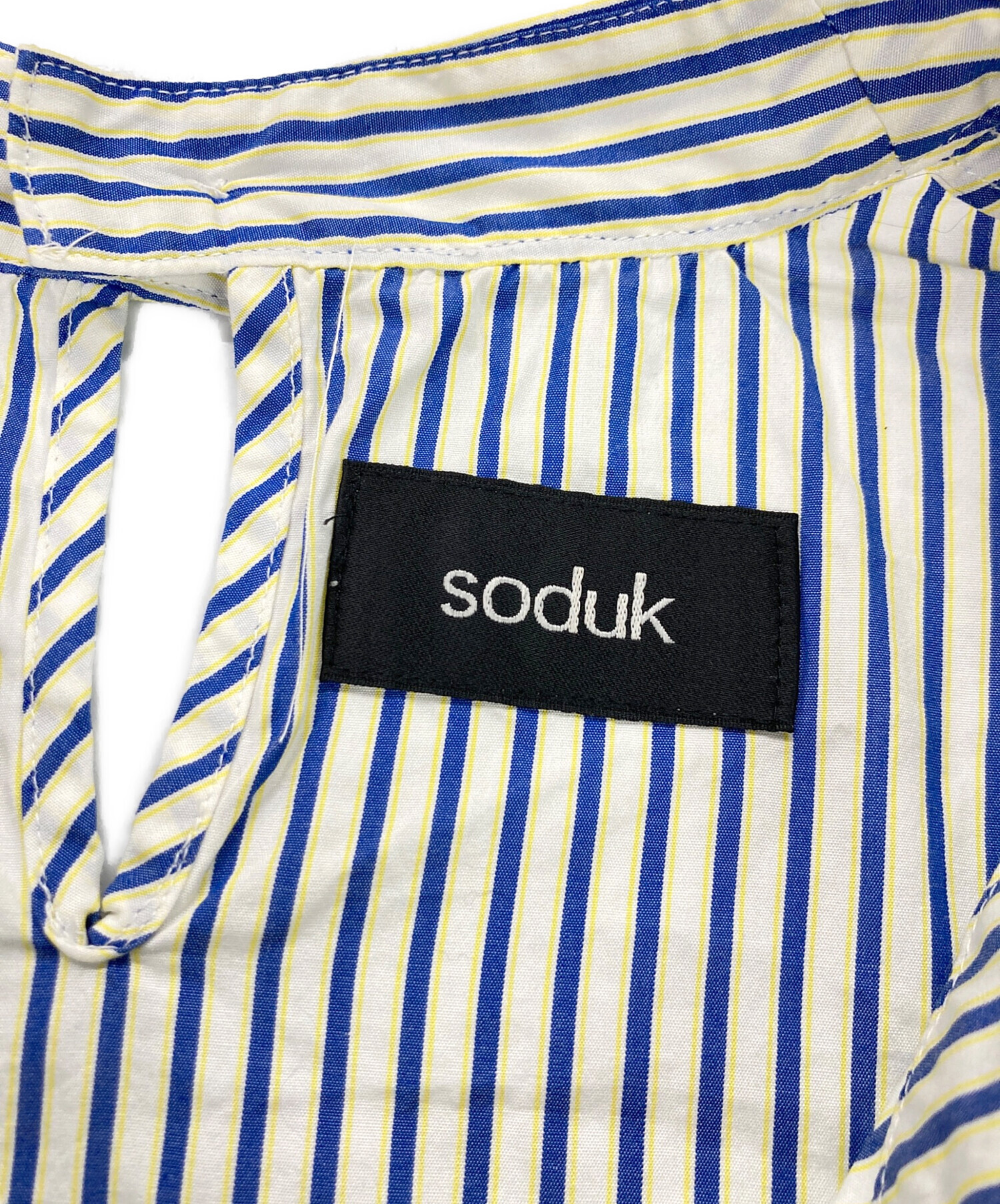 soduk(スドーク)シャツ back tie shirt/white | soduk | スドークの公式オンラインストア