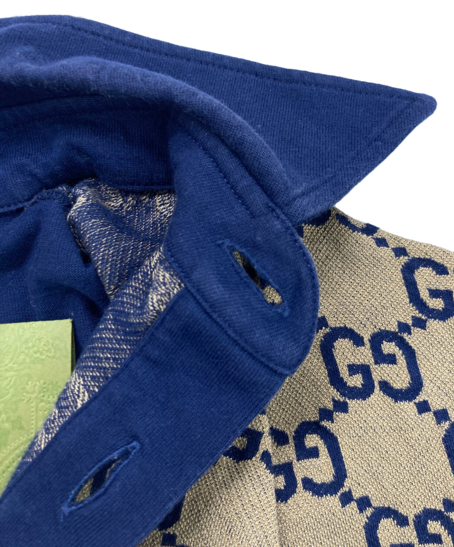 GUCCI ベージュ ポロシャツ Sサイズ グッチ メンズ ウェアGG コットンピケ ポロシャツ | GUCCI® JP