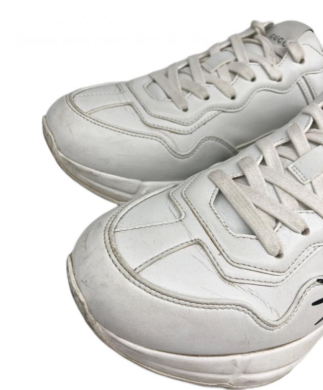 中古・古着通販】GUCCI (グッチ) Cat Eyes Sneakers ホワイト サイズ