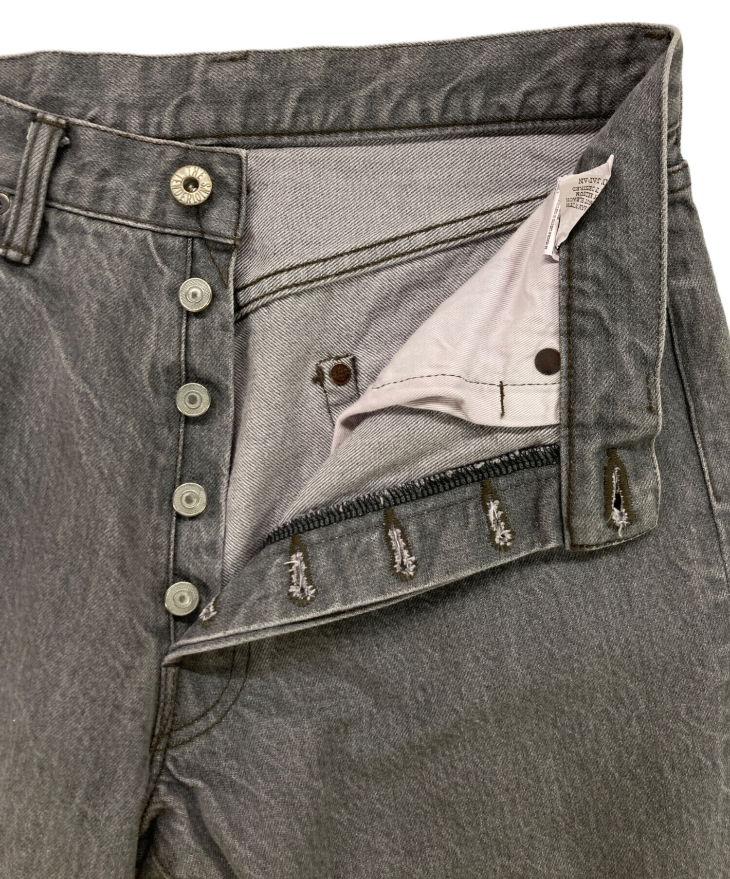 中古・古着通販】TENDERLOIN (テンダーロイン) デニムパンツ グレー