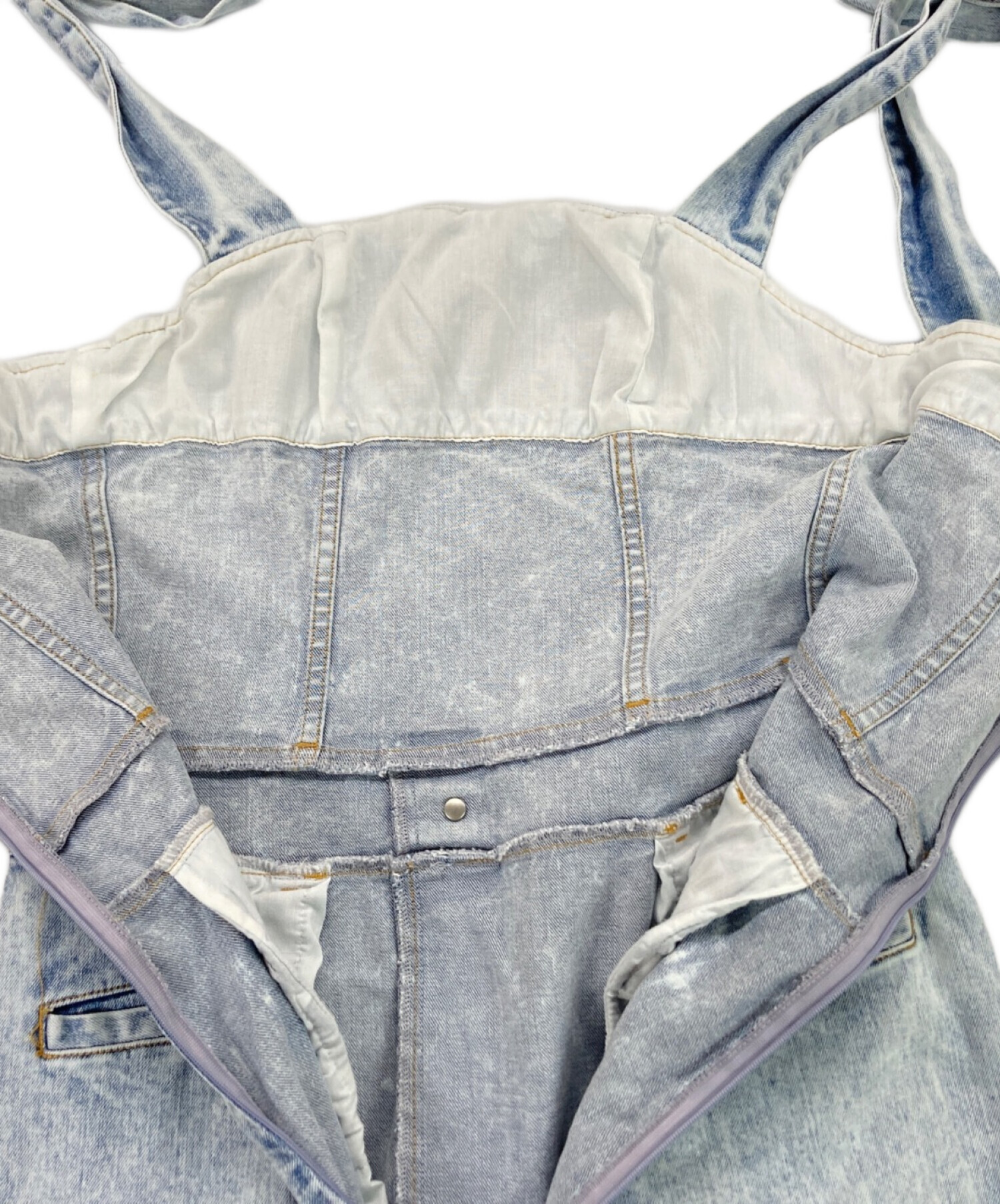中古・古着通販】ANDMARY (アンドマリー) Nicola ribbon denim