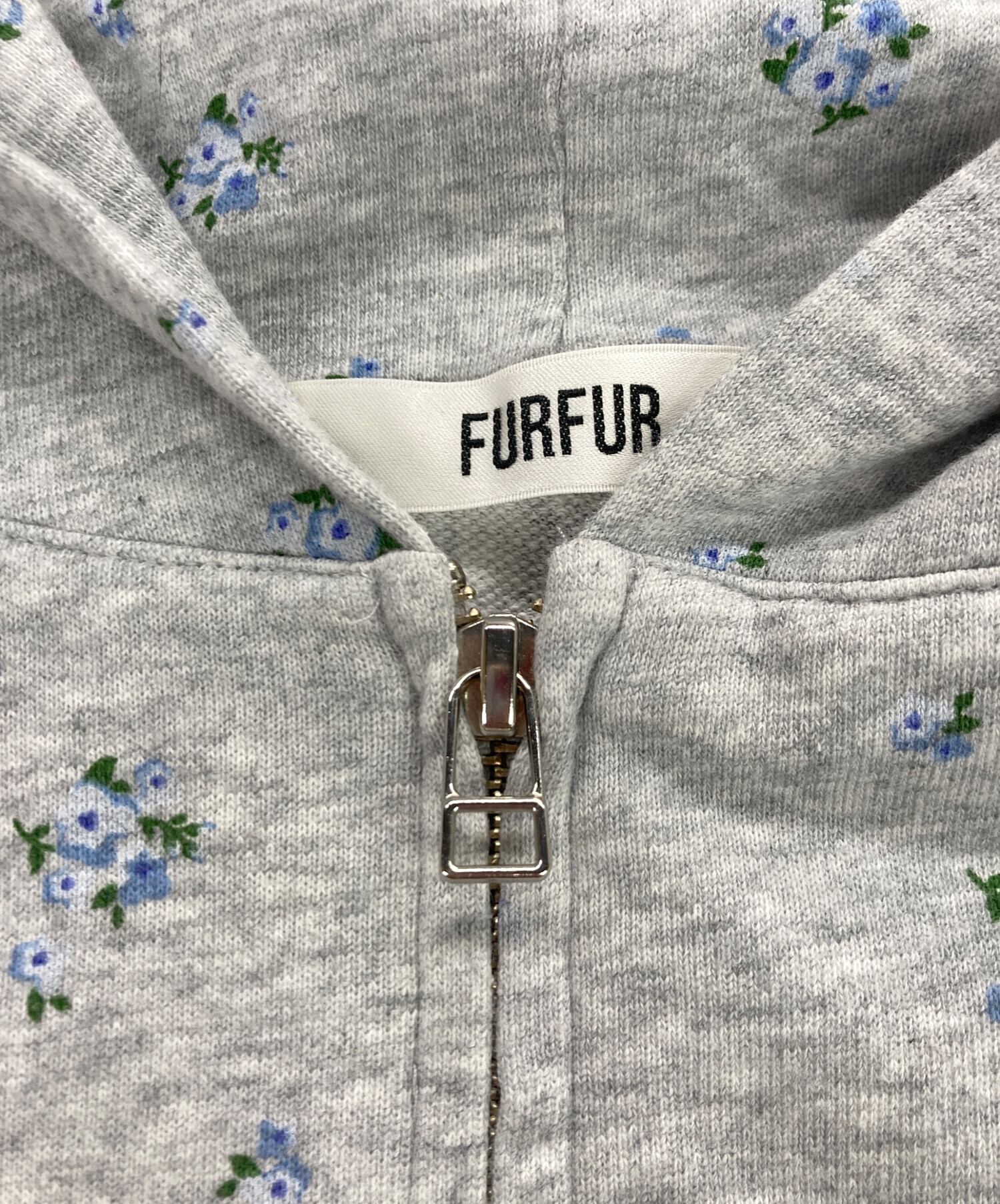 中古・古着通販】furfur (ファーファー) フラワープリントパーカー
