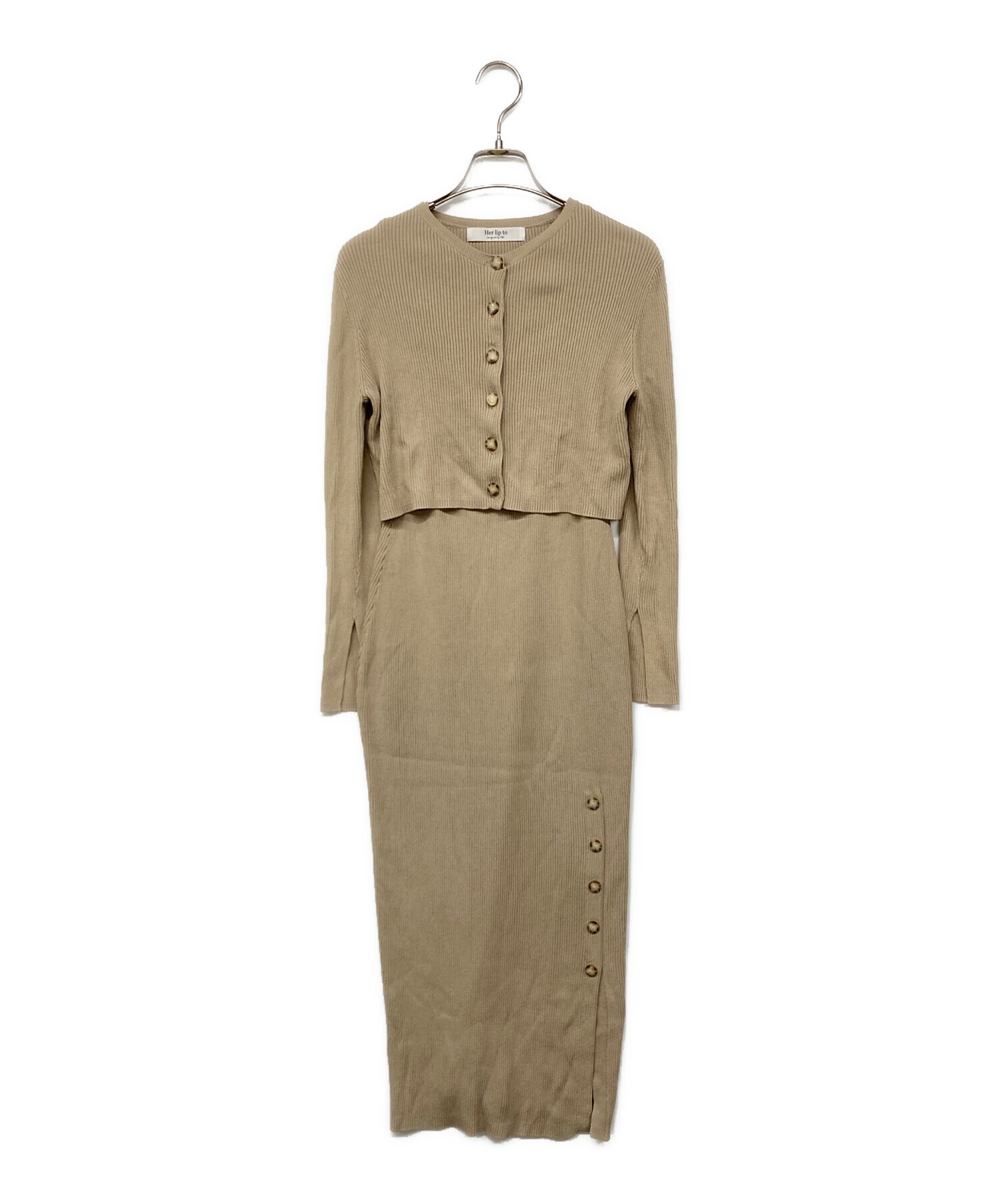 新品＊Herlipto Random Ribbed Knit Cardigan herlipto All Day Random