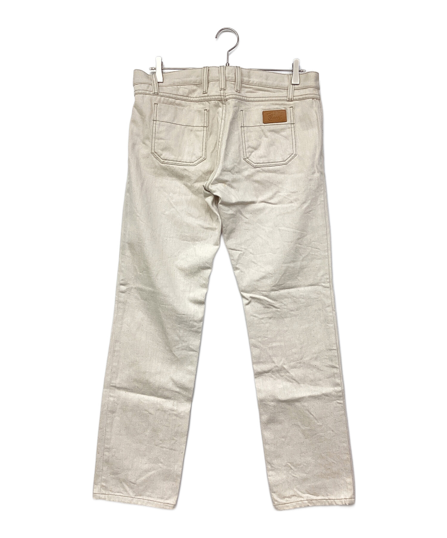中古・古着通販】GUCCI (グッチ) パンツ ベージュ サイズ:48｜ブランド