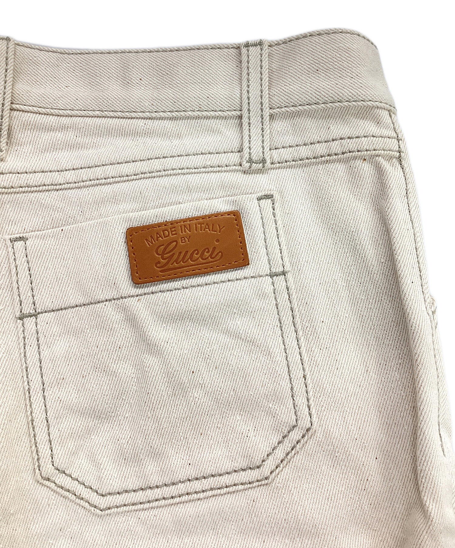 中古・古着通販】GUCCI (グッチ) パンツ ベージュ サイズ:48｜ブランド 