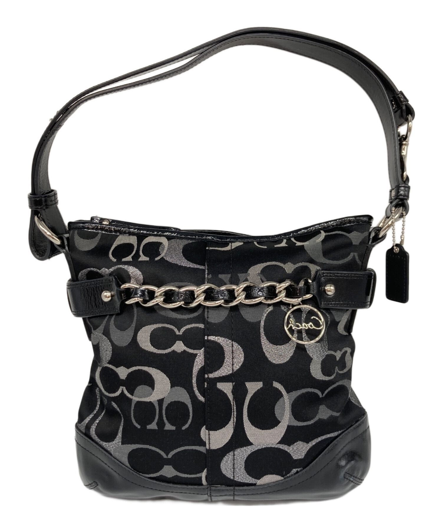 中古・古着通販】COACH (コーチ) シグネチャーワンショルダーバッグ