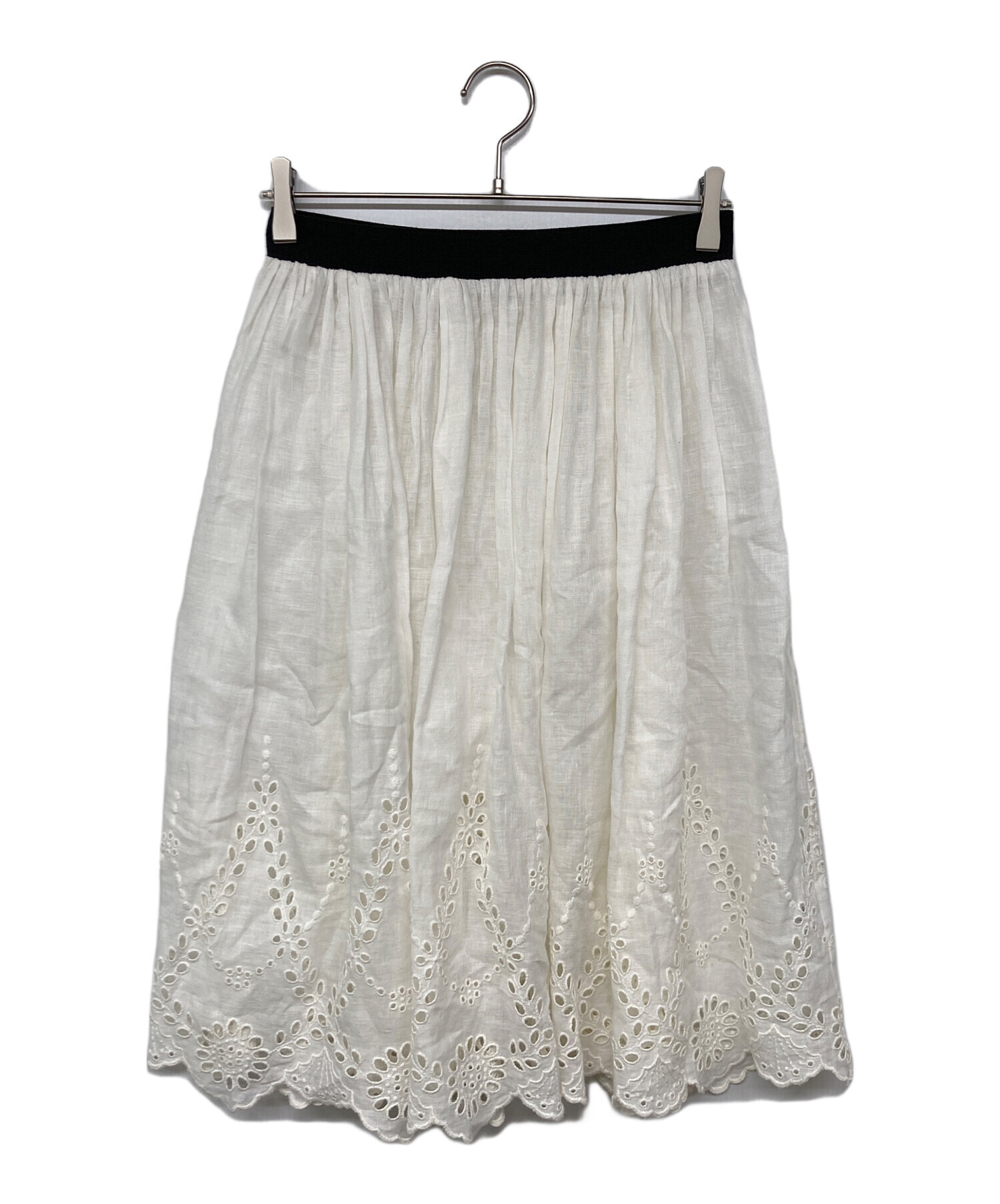 ★未使用品★LISETTE★リゼッタ リネン スカート 中古・古着通販】lisette (リゼッタ) リネンスカート ホワイト サイズ