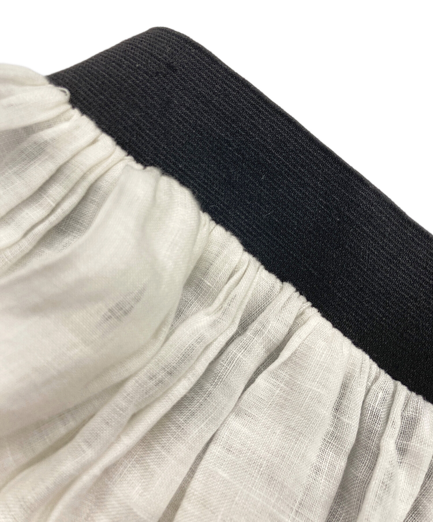 ★未使用品★LISETTE★リゼッタ リネン スカート 中古・古着通販】lisette (リゼッタ) リネンスカート ホワイト サイズ