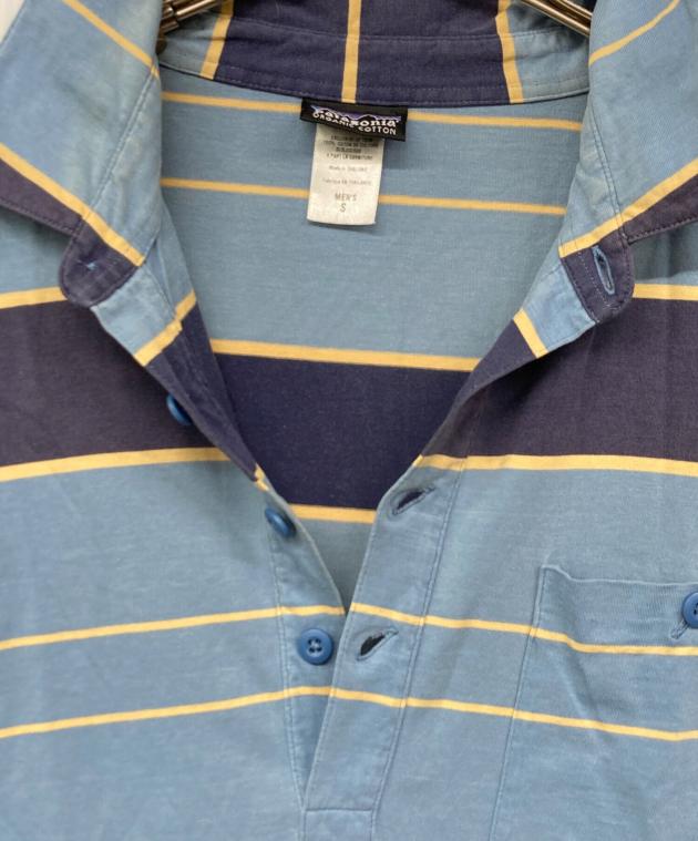 中古・古着通販】Patagonia (パタゴニア) ボーダーポロシャツ ブルー