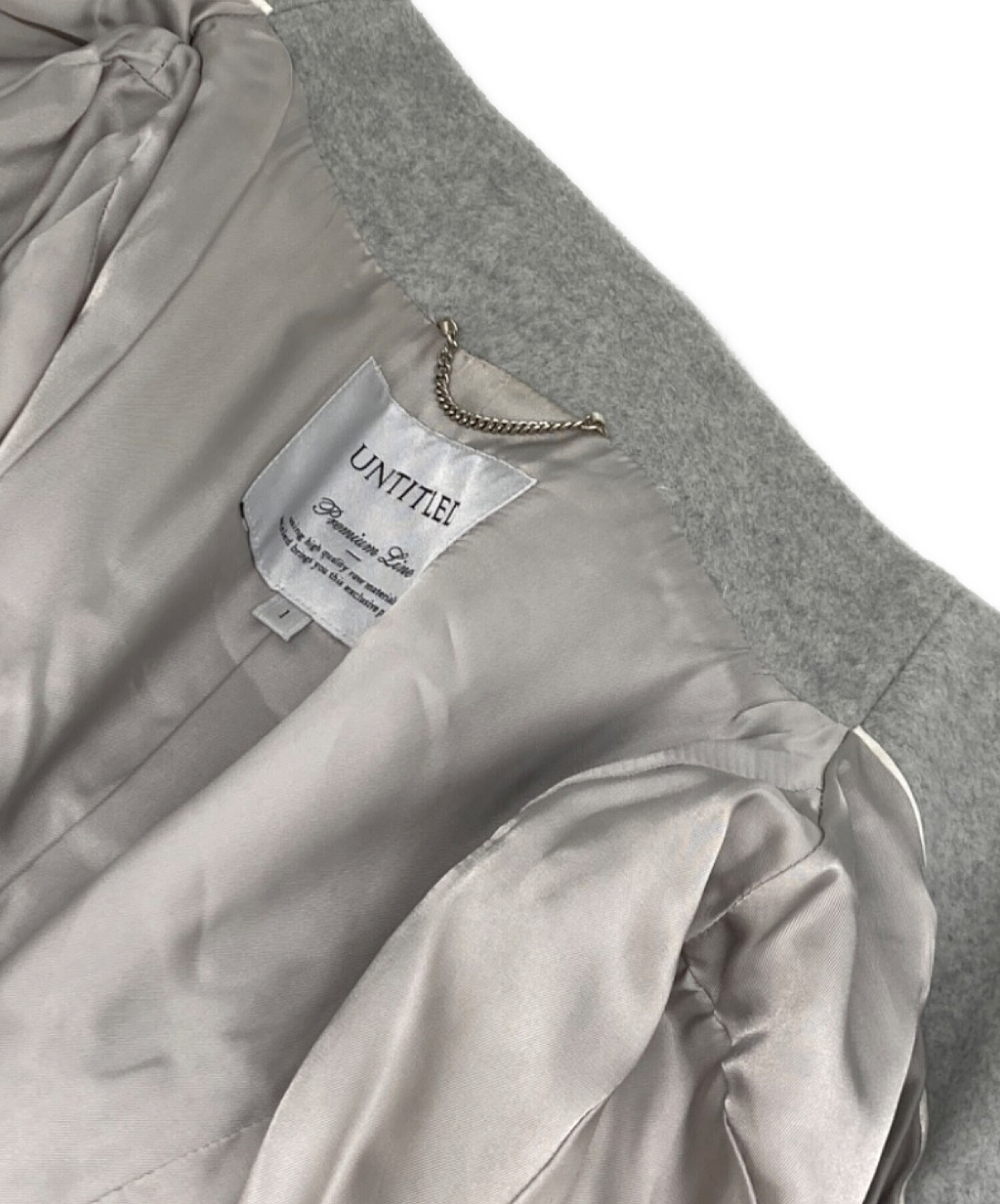 中古・古着通販】UNTITLED (アンタイトル) 2WAY衿 スタンドカラー