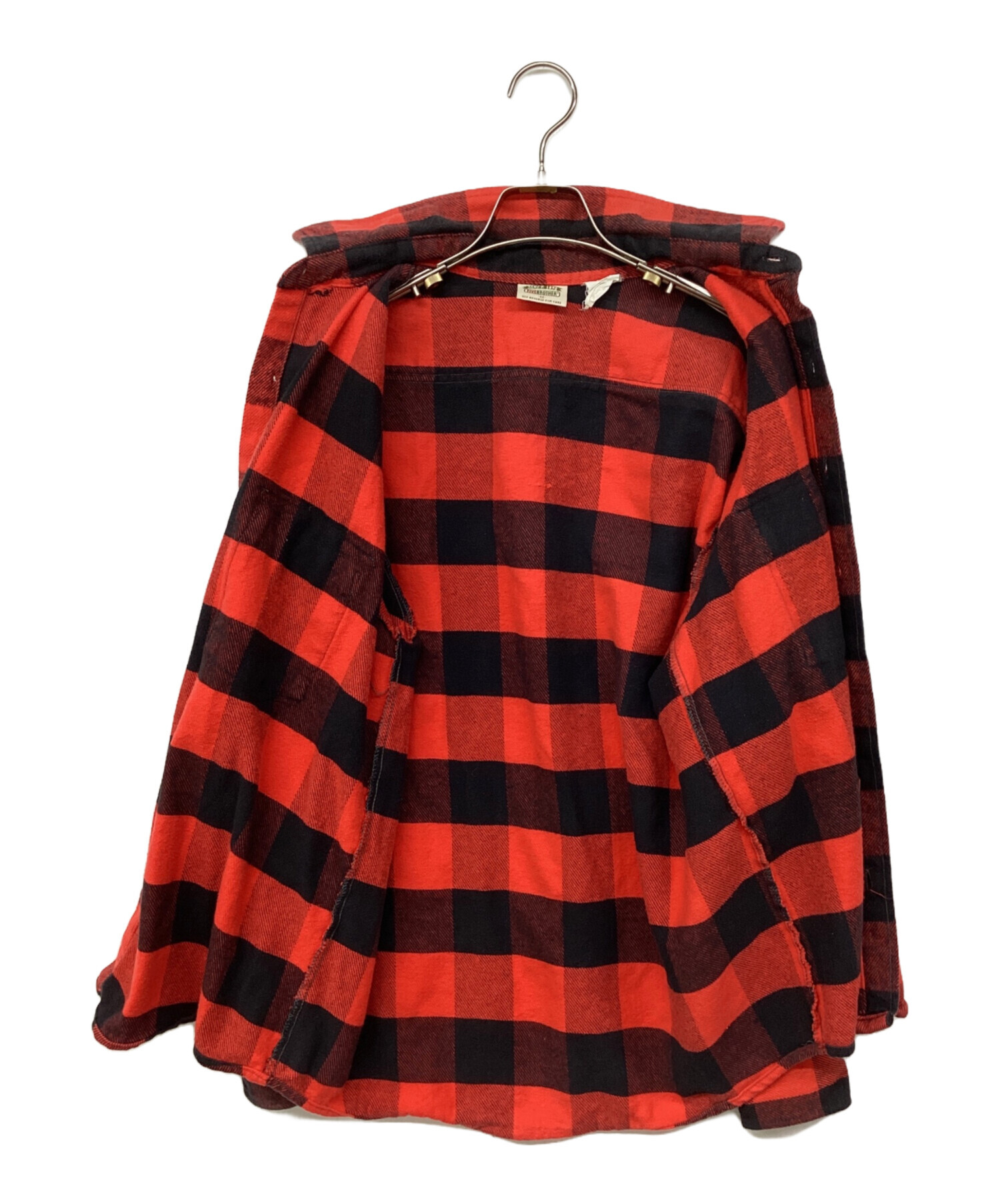 中古・古着通販】FIVE BROTHER (ファイブブラザー) ネルシャツ レッド