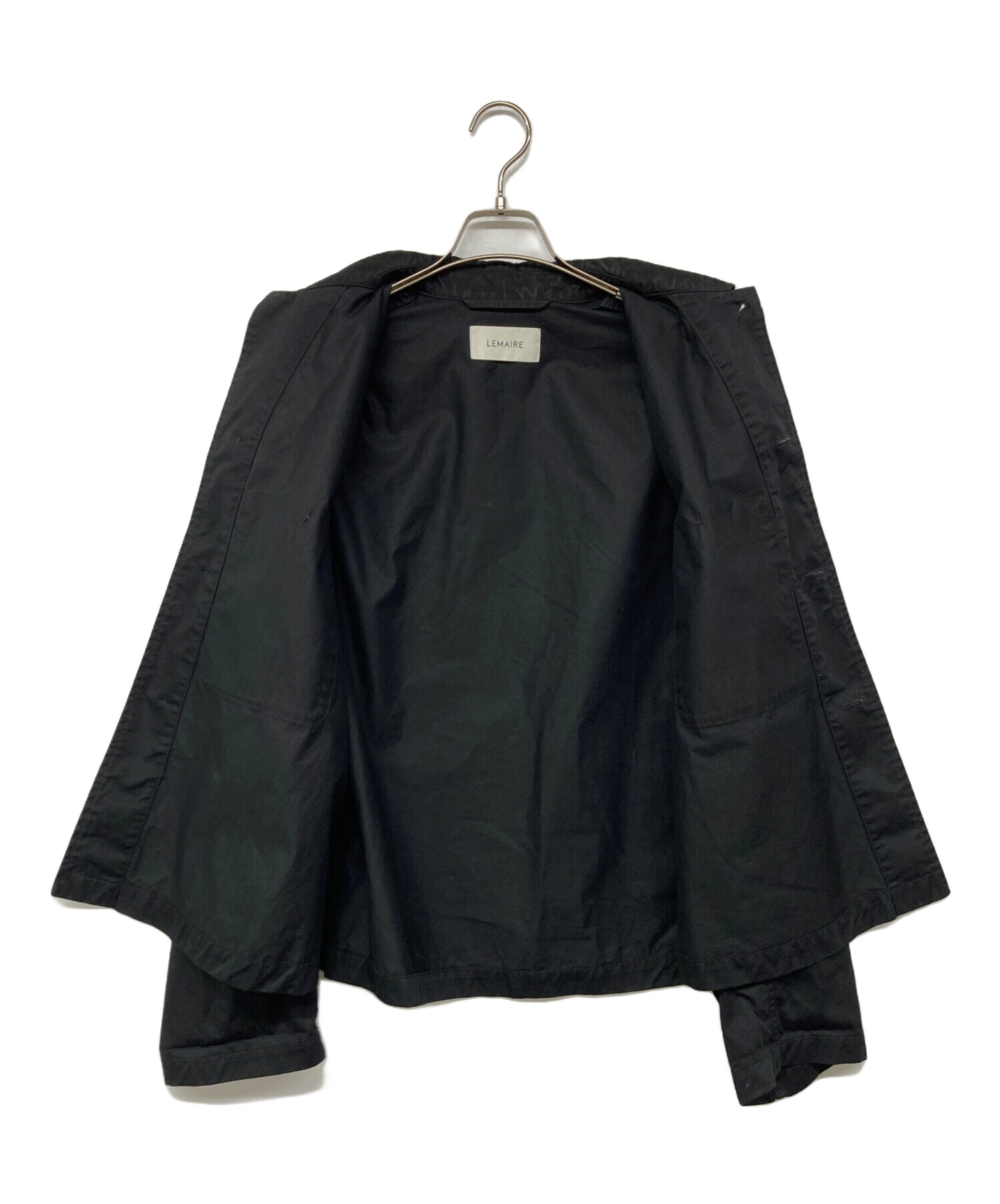 中古・古着通販】LEMAIRE (ルメール) MILITARY OVERSHIRT ブラック 