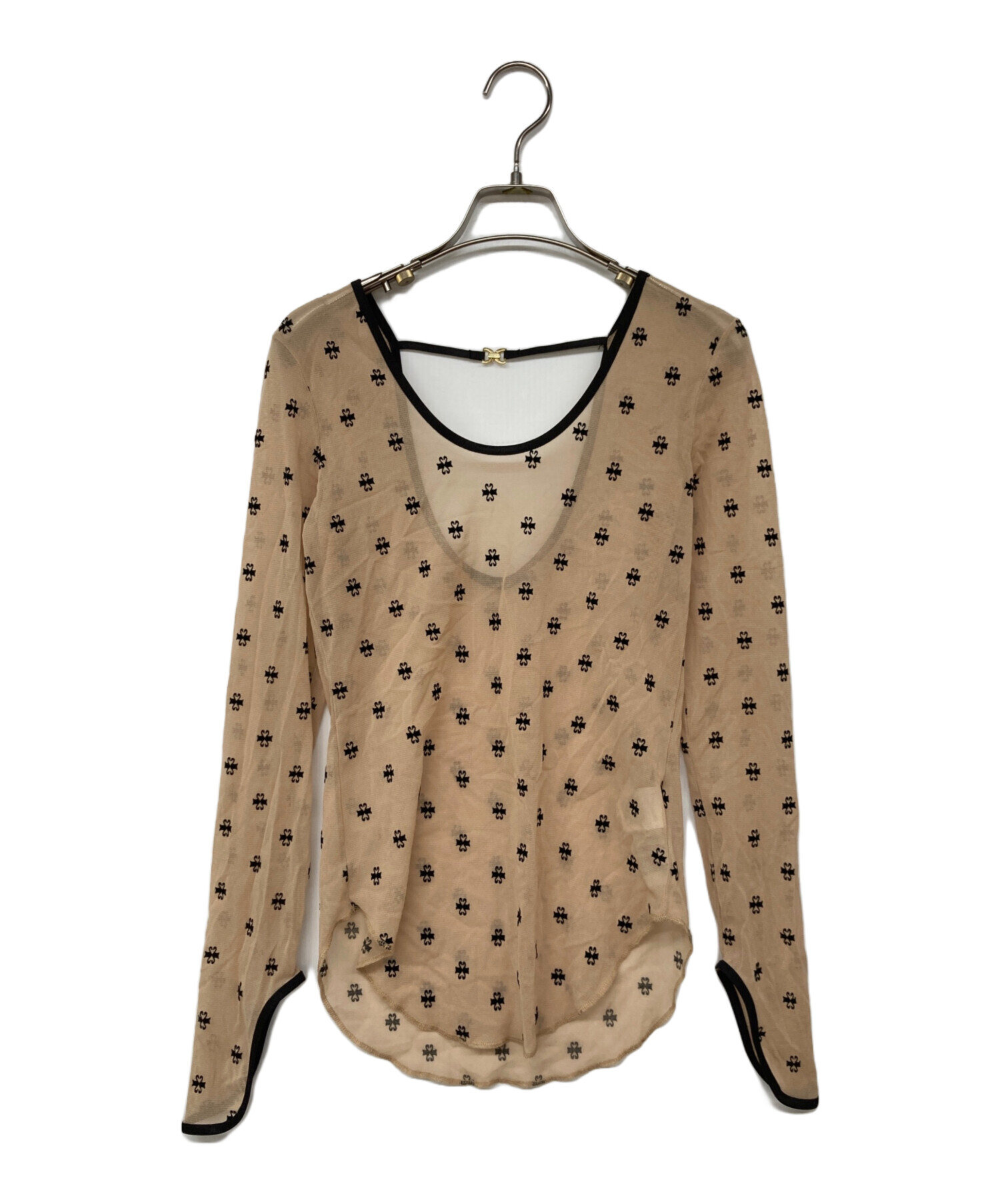 中古・古着通販】sorin (ソリン) SWAN LAKE U-NECK TOP ベージュ